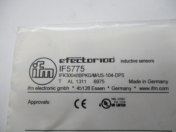 IFM EFECTOR IF5775 NSMP