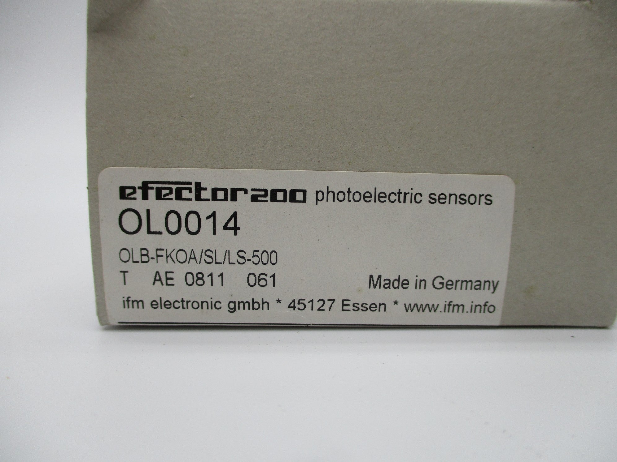 IFM EFECTOR OL0014 NSMP