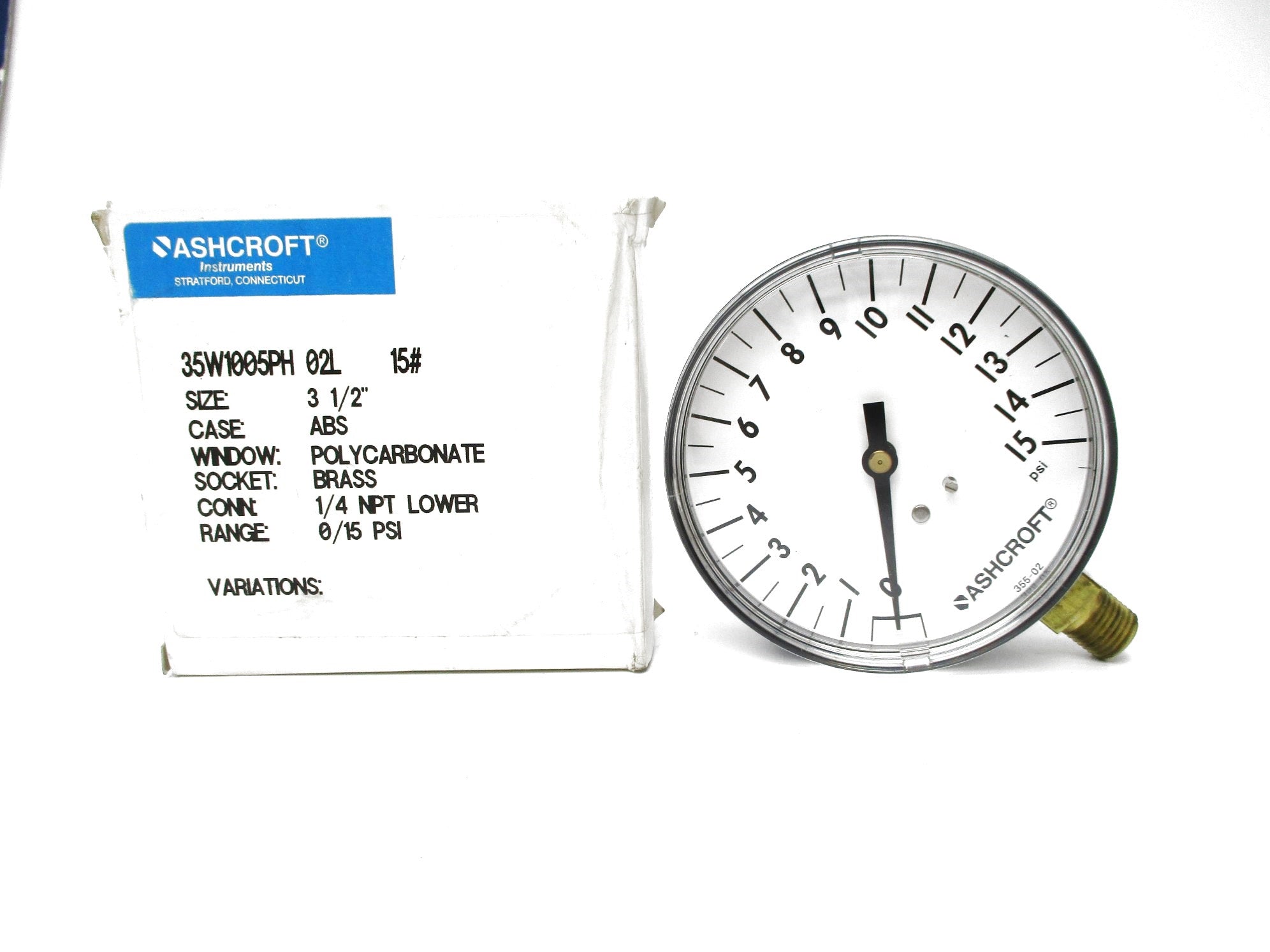 ASHCROFT 35W1005PH-02L-15# NSMP