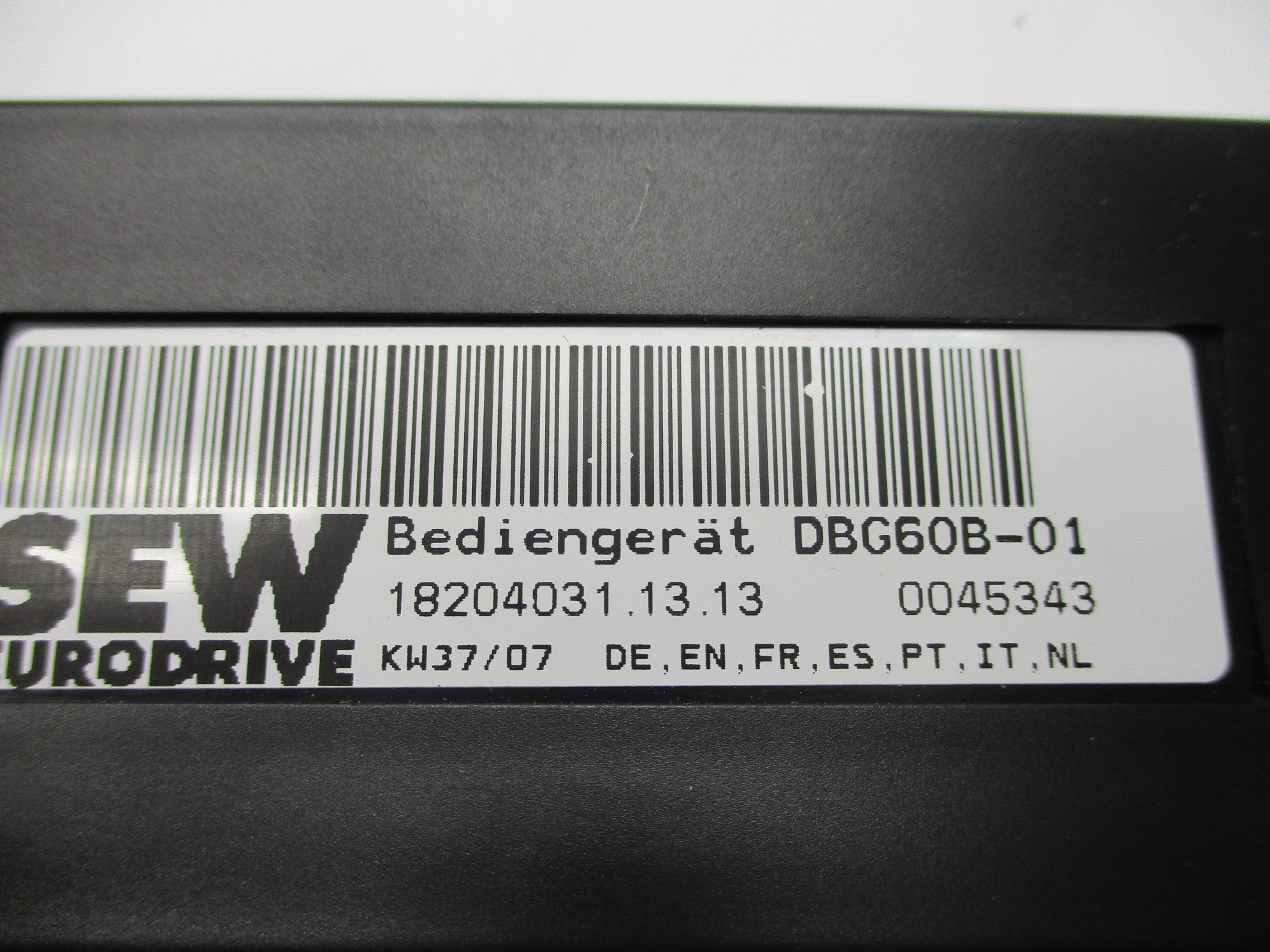 SEW EURODRIVE DBG60B-01 NSNP