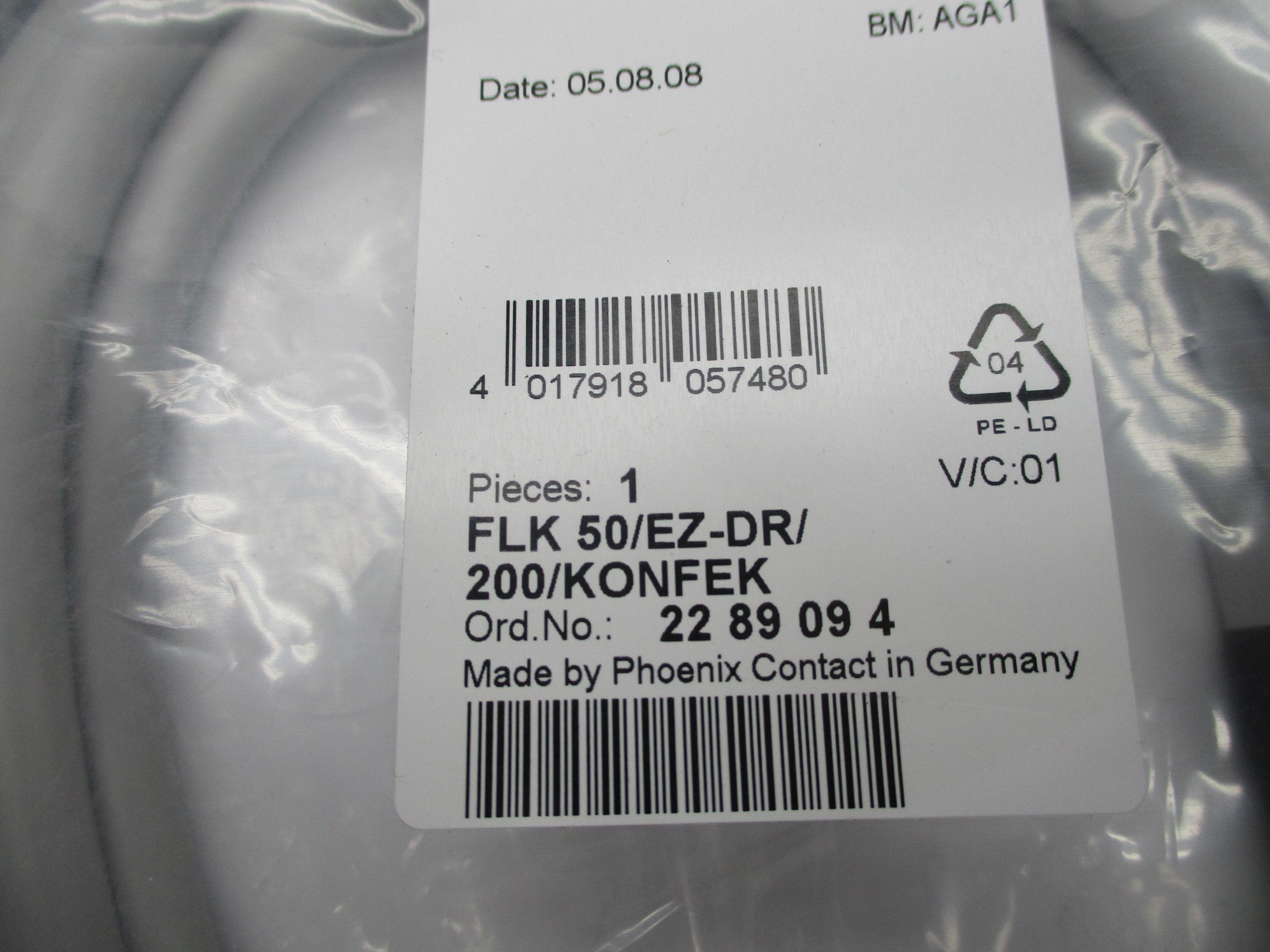 PHOENIX CONTACT FLK50/EZ-DR/200/KONFEK NSMP