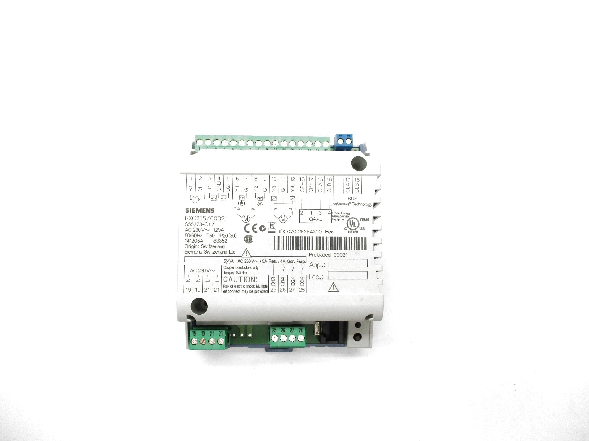 SIEMENS RXC21.5/00021 NSNP