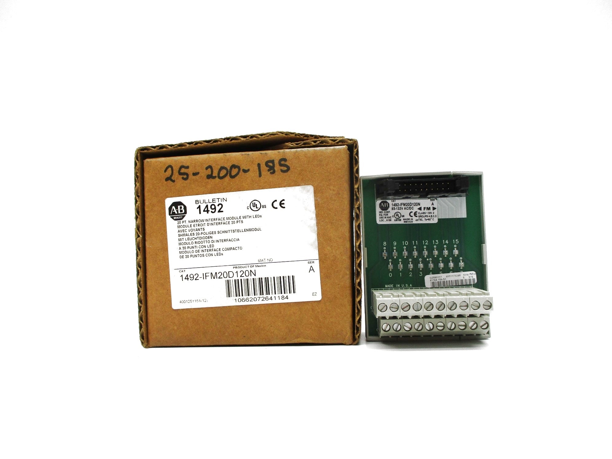ALLEN BRADLEY 1492-IFM20D120N SER. A (BR/WH) NSMP