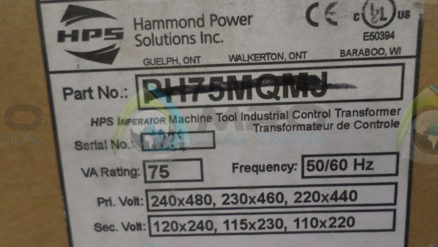 HPS PH50MQMJ TRANSFORMER *NEW IN BOX*