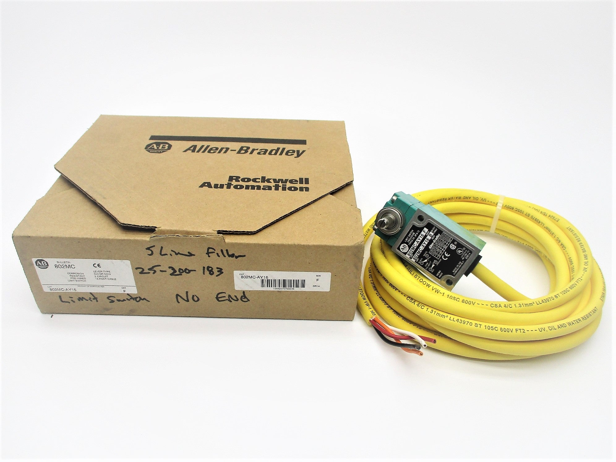 ALLEN BRADLEY 802MC-AY16 SER. F (BR/WH) NSMP