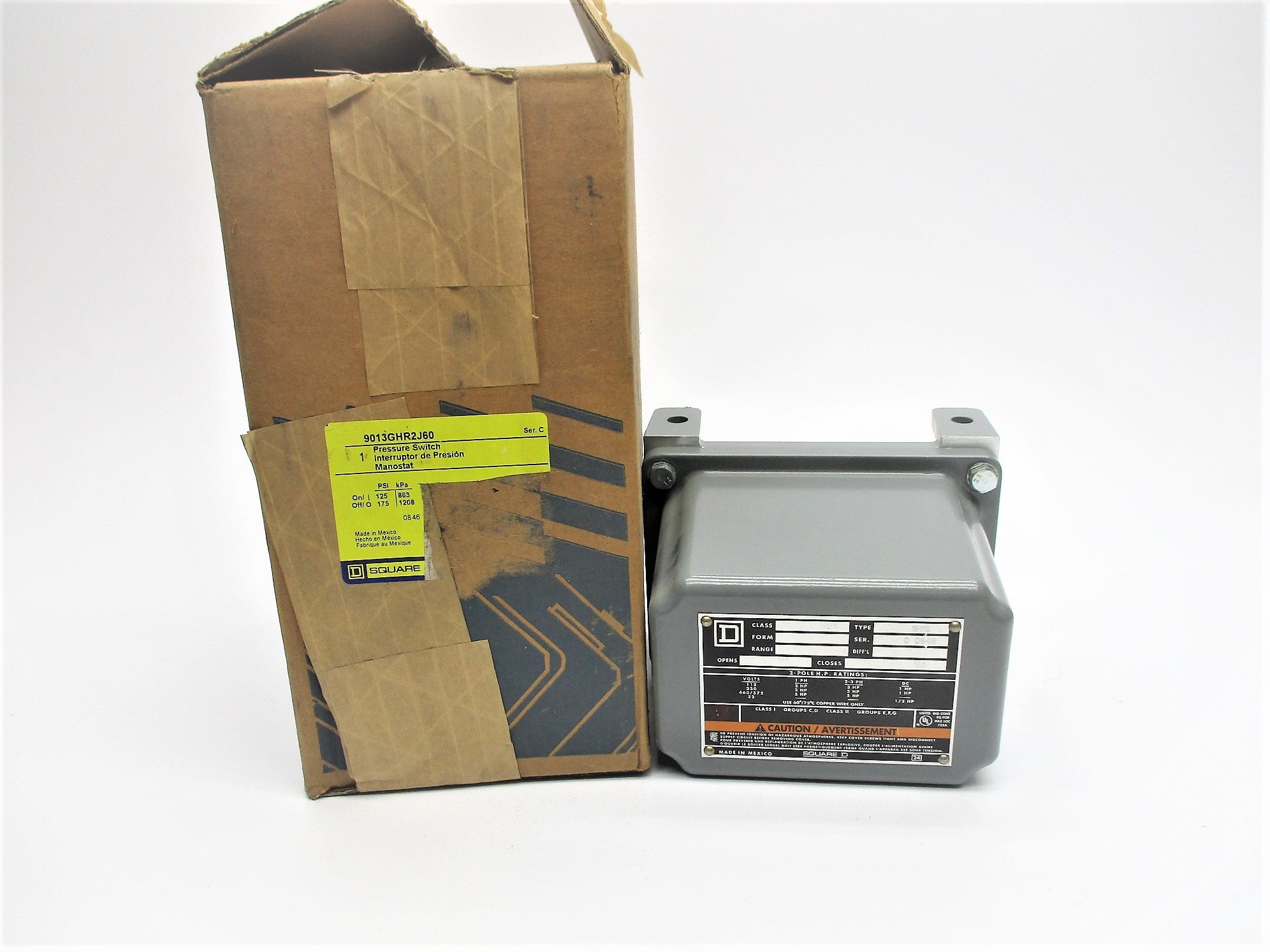 SQUARE D 9013GHR2J60 SER. C NSMP