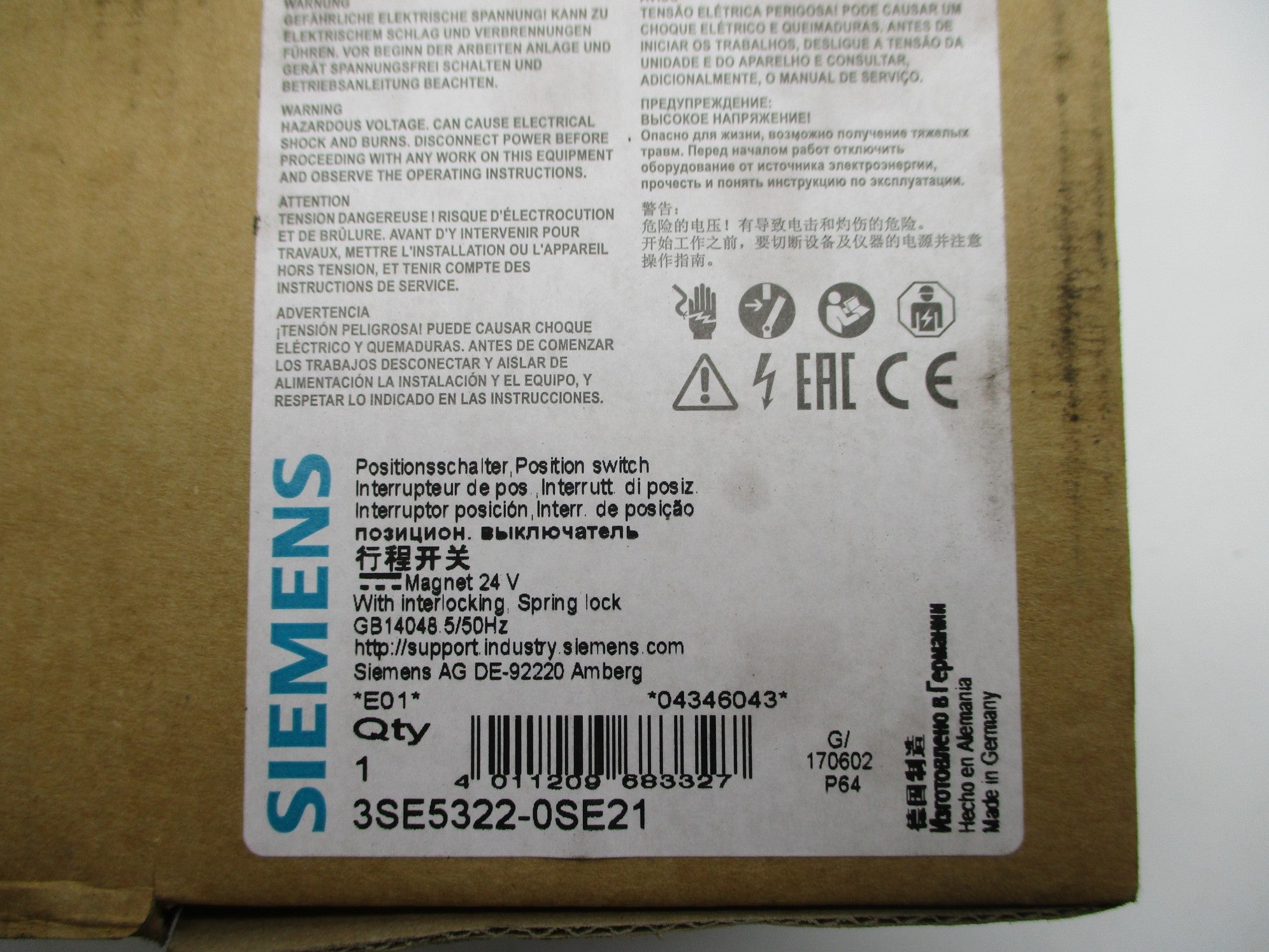 SIEMENS 3SE5322-0SE21 NSMP
