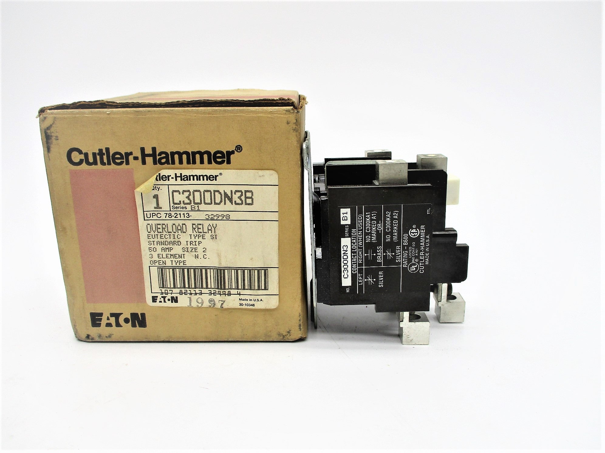 CUTLER HAMMER C30ODN3B 50A NSMP