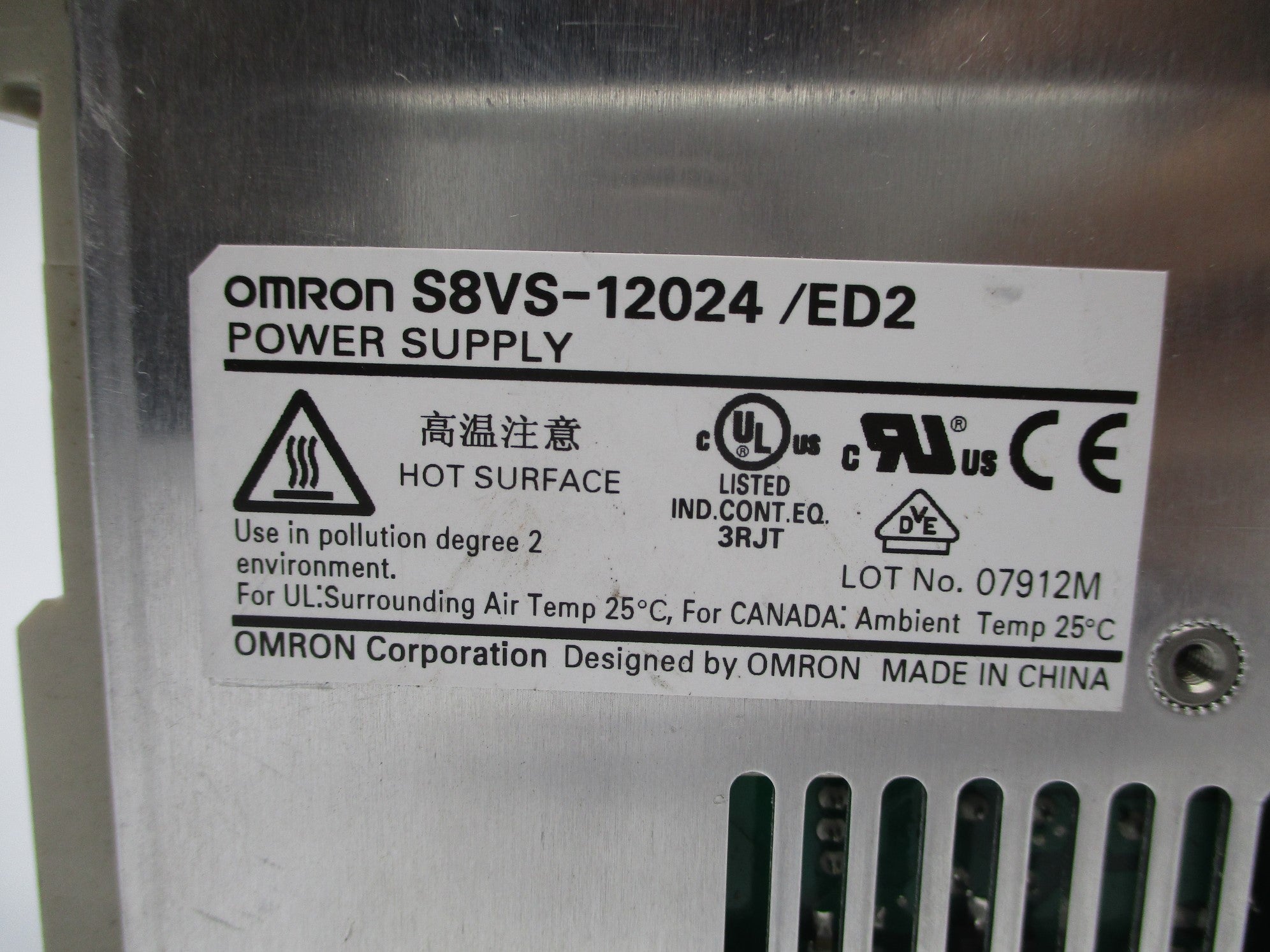 OMRON S8VS-12024/ED2 NSNP