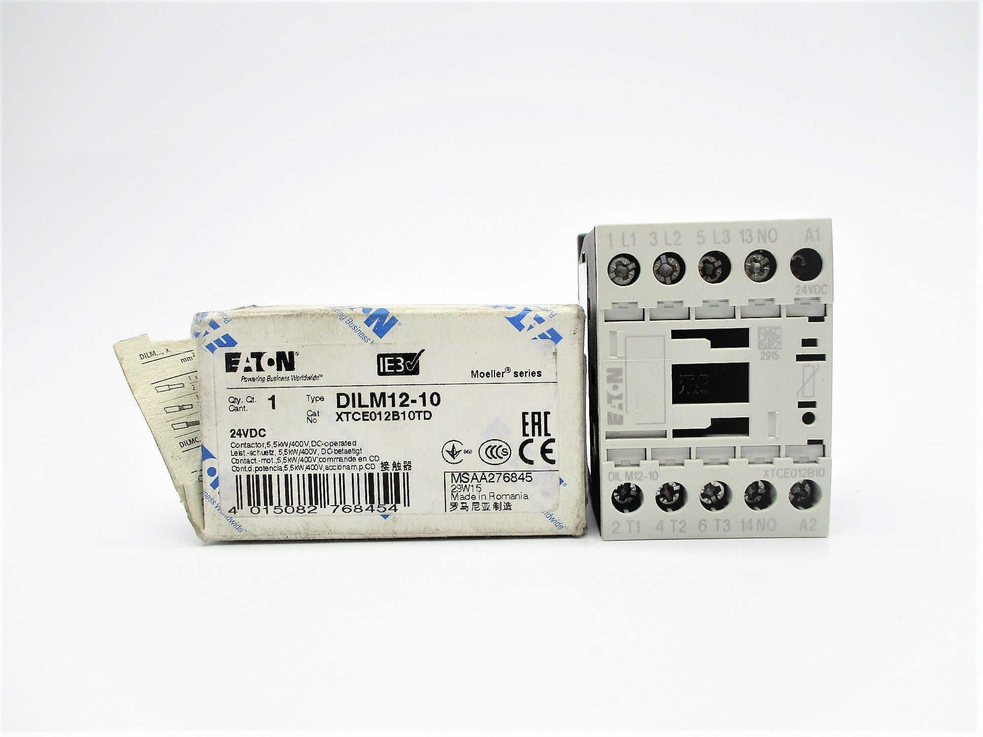 EATON DILM12-10 XTCE012B10TD 24VDC 20A NSMP