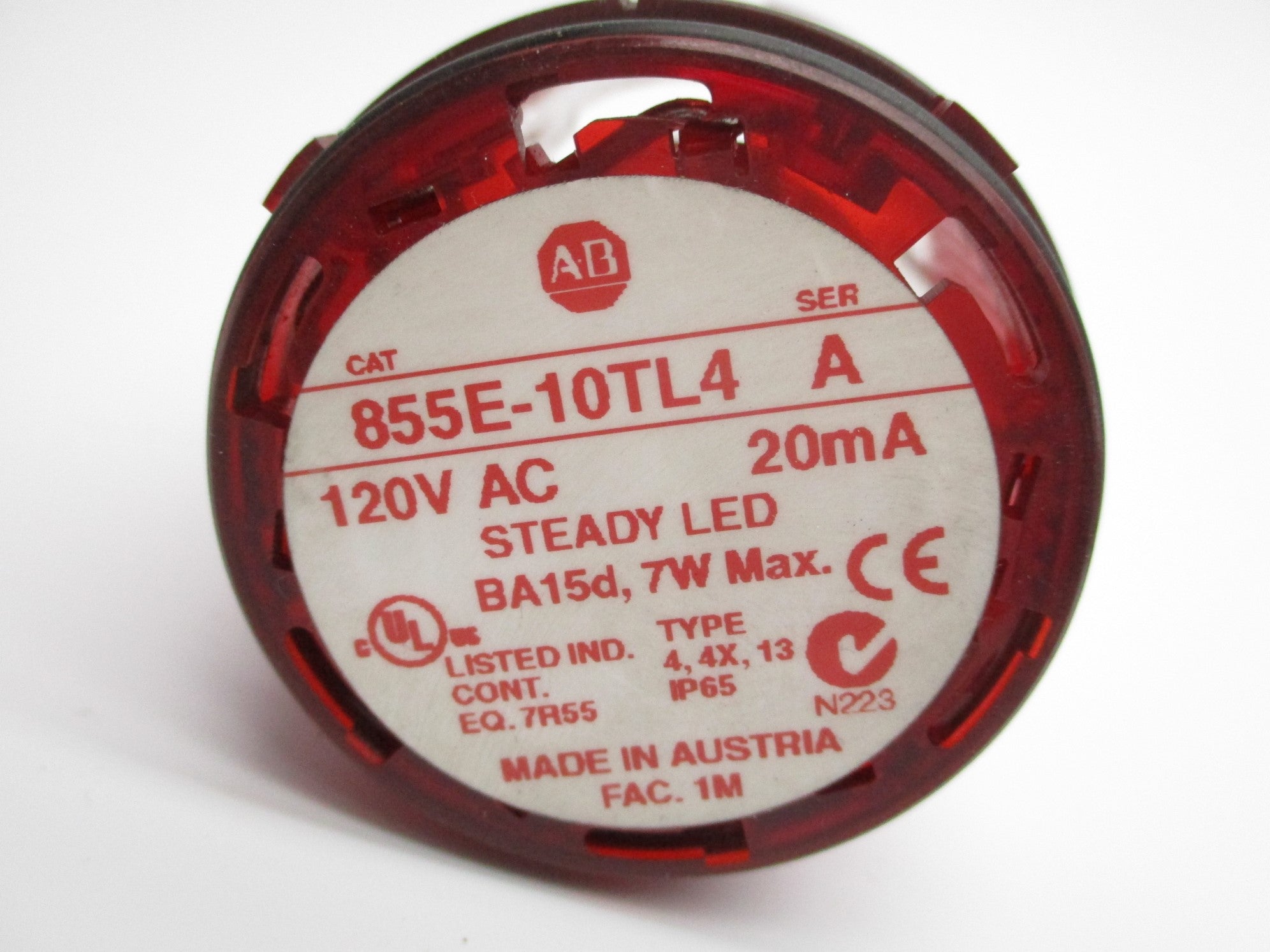 ALLEN BRADLEY 855E-10TL4 SER. A NSNP