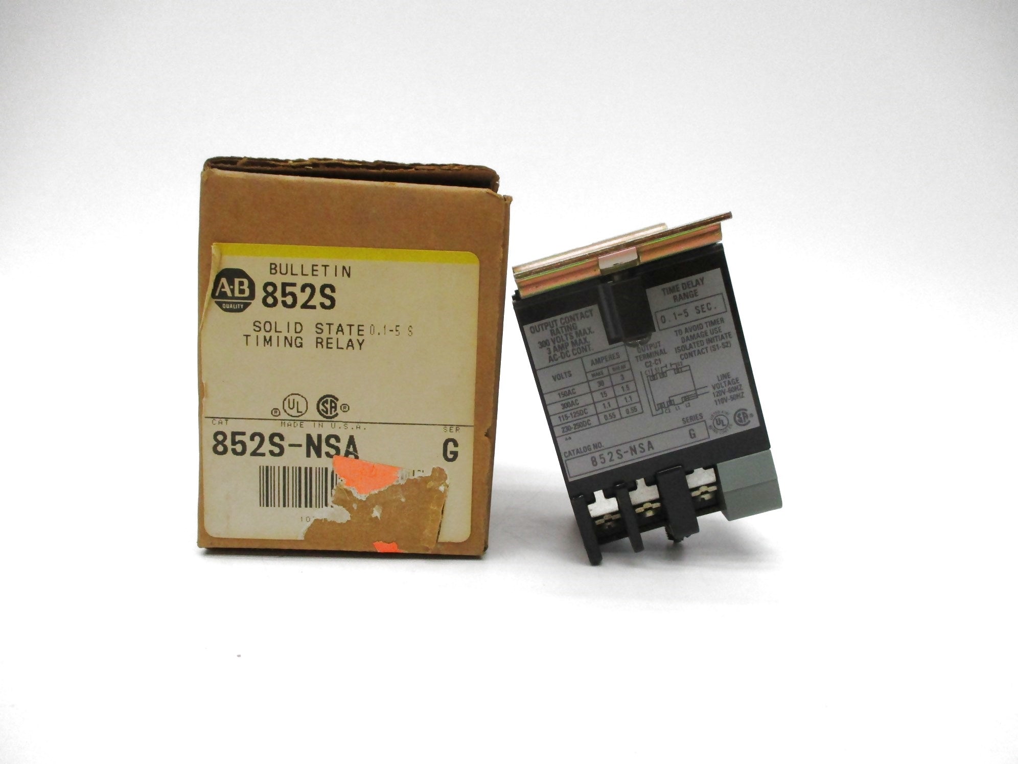 INDUSTRIAL SPARE PART 852S-NSA SER. G 300V 3A 0.1-5S (BR/YL) NSMP