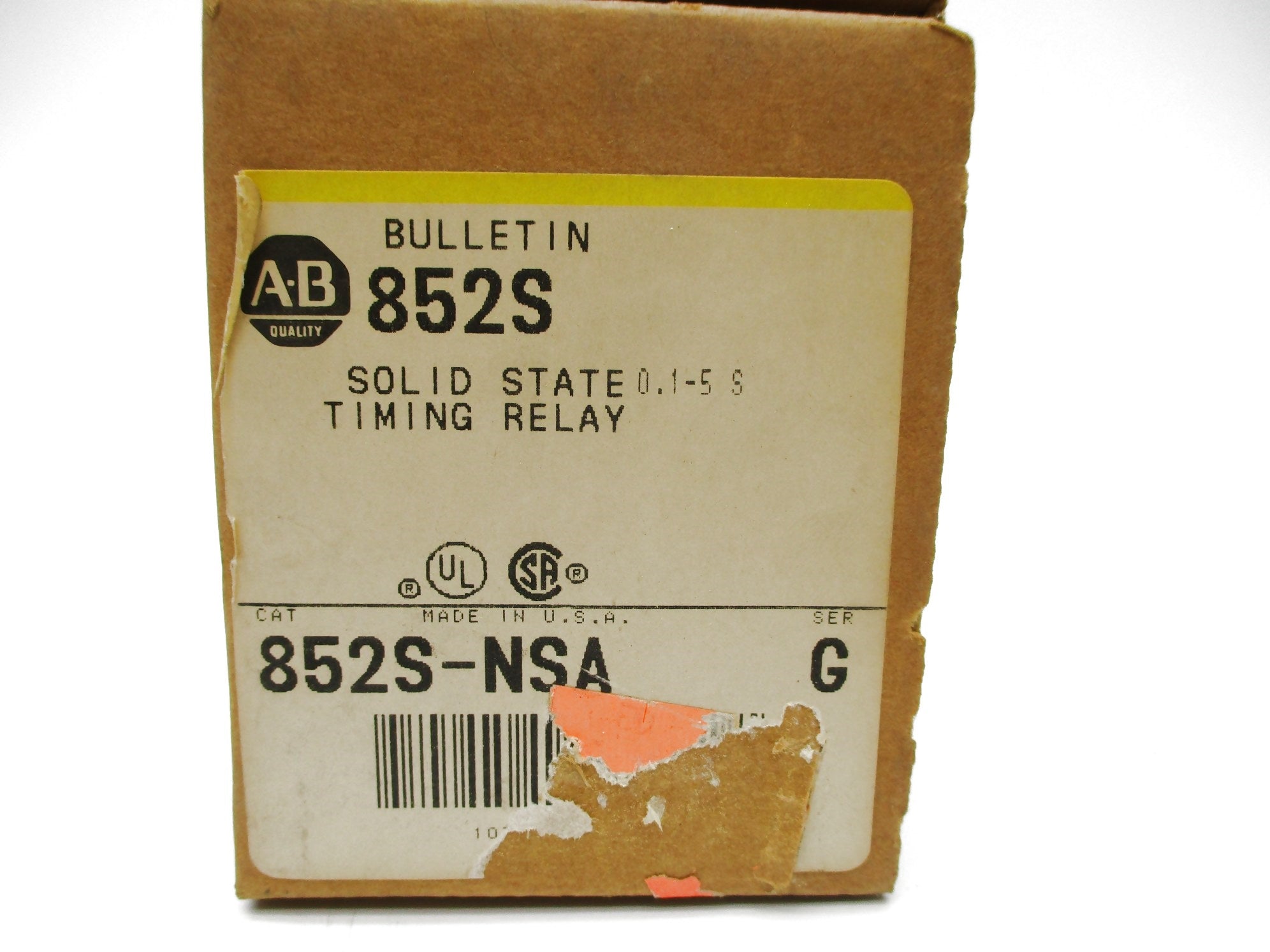 INDUSTRIAL SPARE PART 852S-NSA SER. G 300V 3A 0.1-5S (BR/YL) NSMP