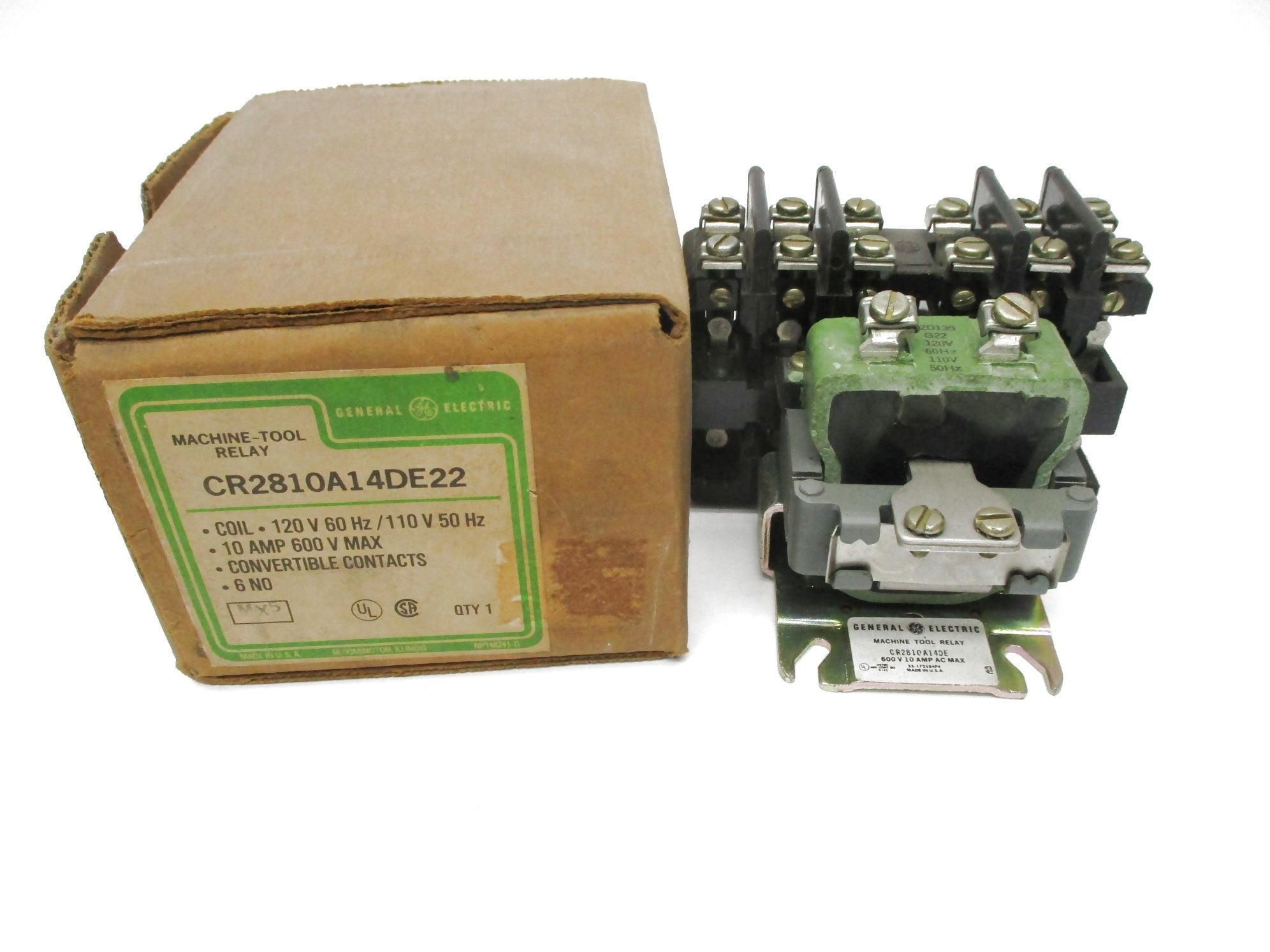 GENERAL ELECTRIC CR2810A14DE22 10A 110/120V NSMP
