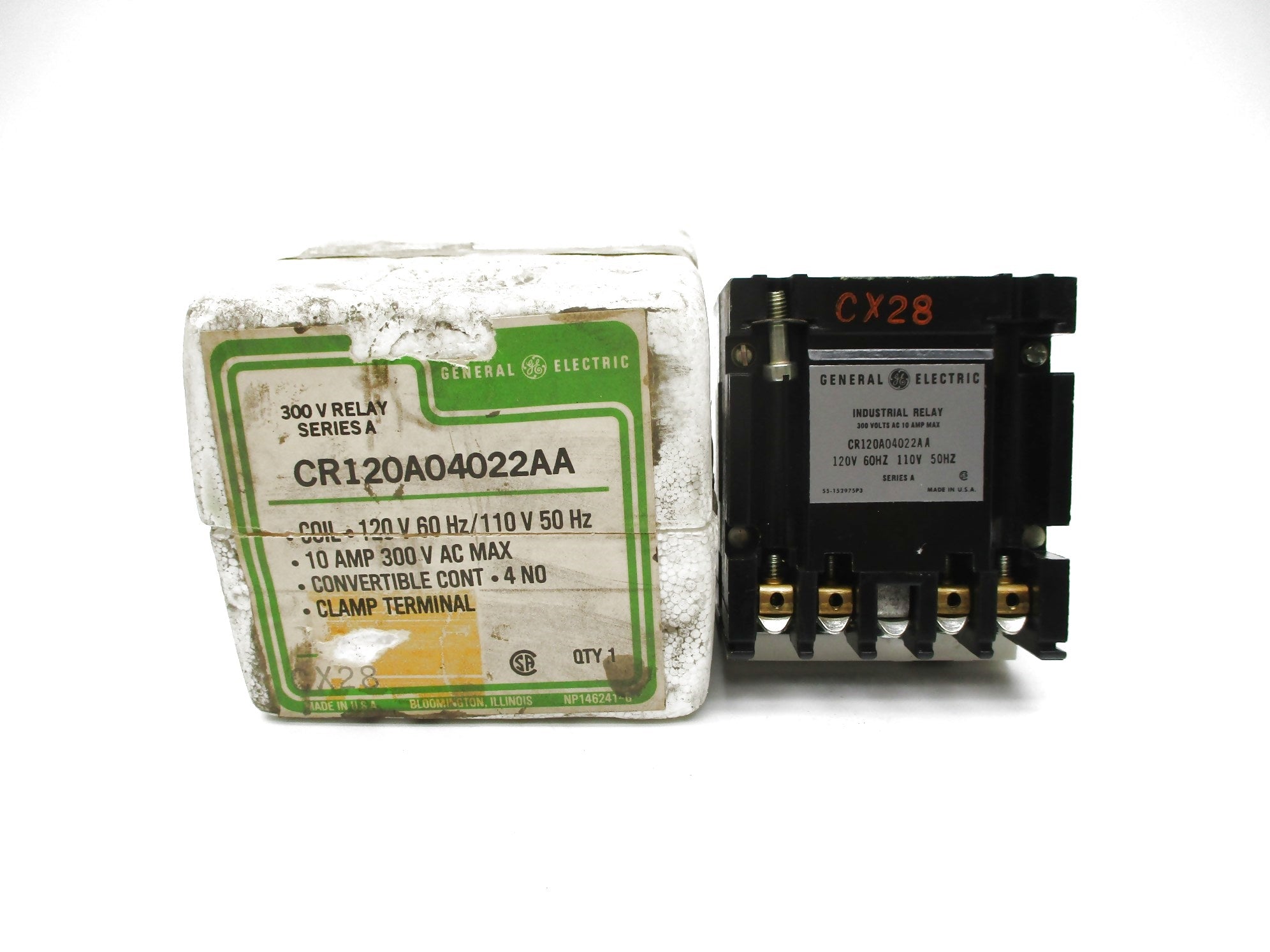 GENERAL ELECTRIC CR120A04022AA SER. A 110/120V 10A NSMP