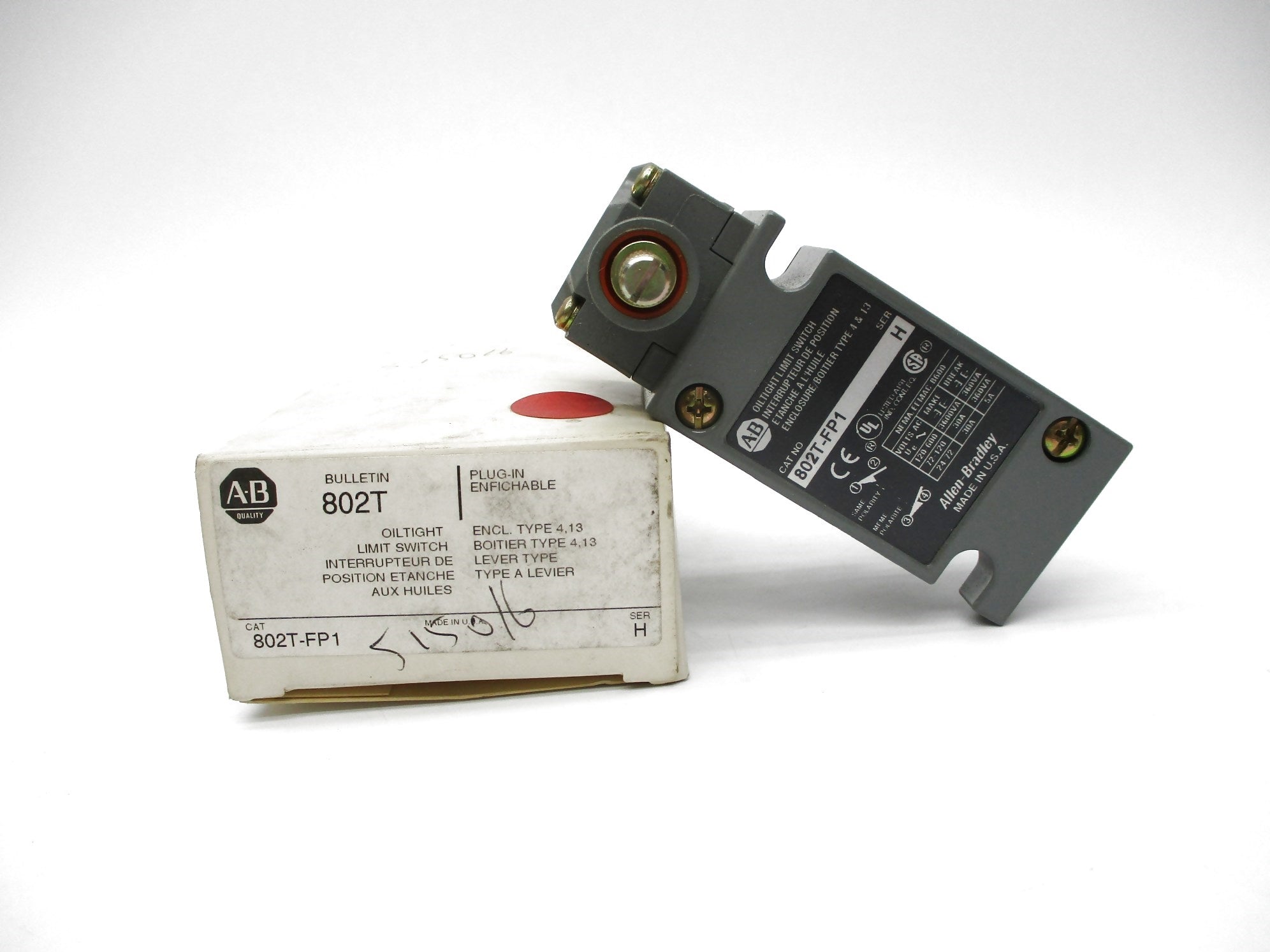 ALLEN BRADLEY 802T-FP1 SER. H (WH) NSMP