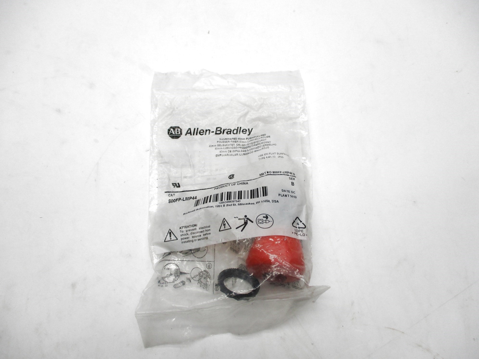 ALLEN BRADLEY 800FP-LMP44 SER. B NSMP