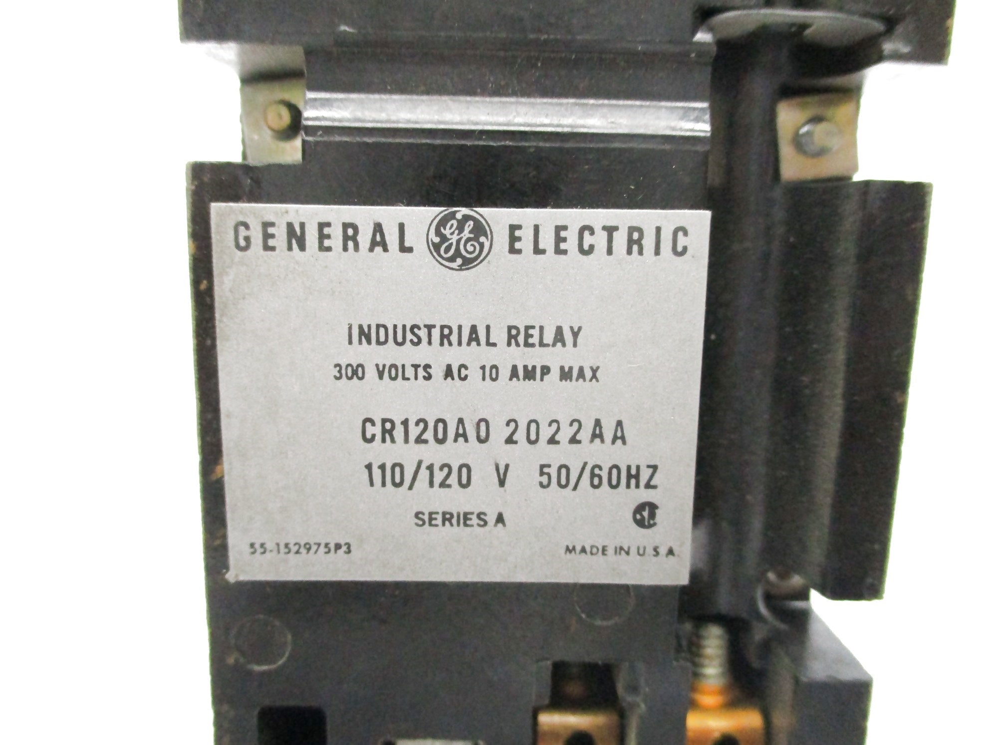 GENERAL ELECTRIC CR120A02022AA SER. A 110/120V 10A NSNP