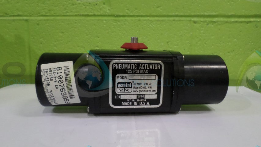 GEMINI VALVE INC. A512 PNEUMATIC ACTUATOR *NEW NO BOX*