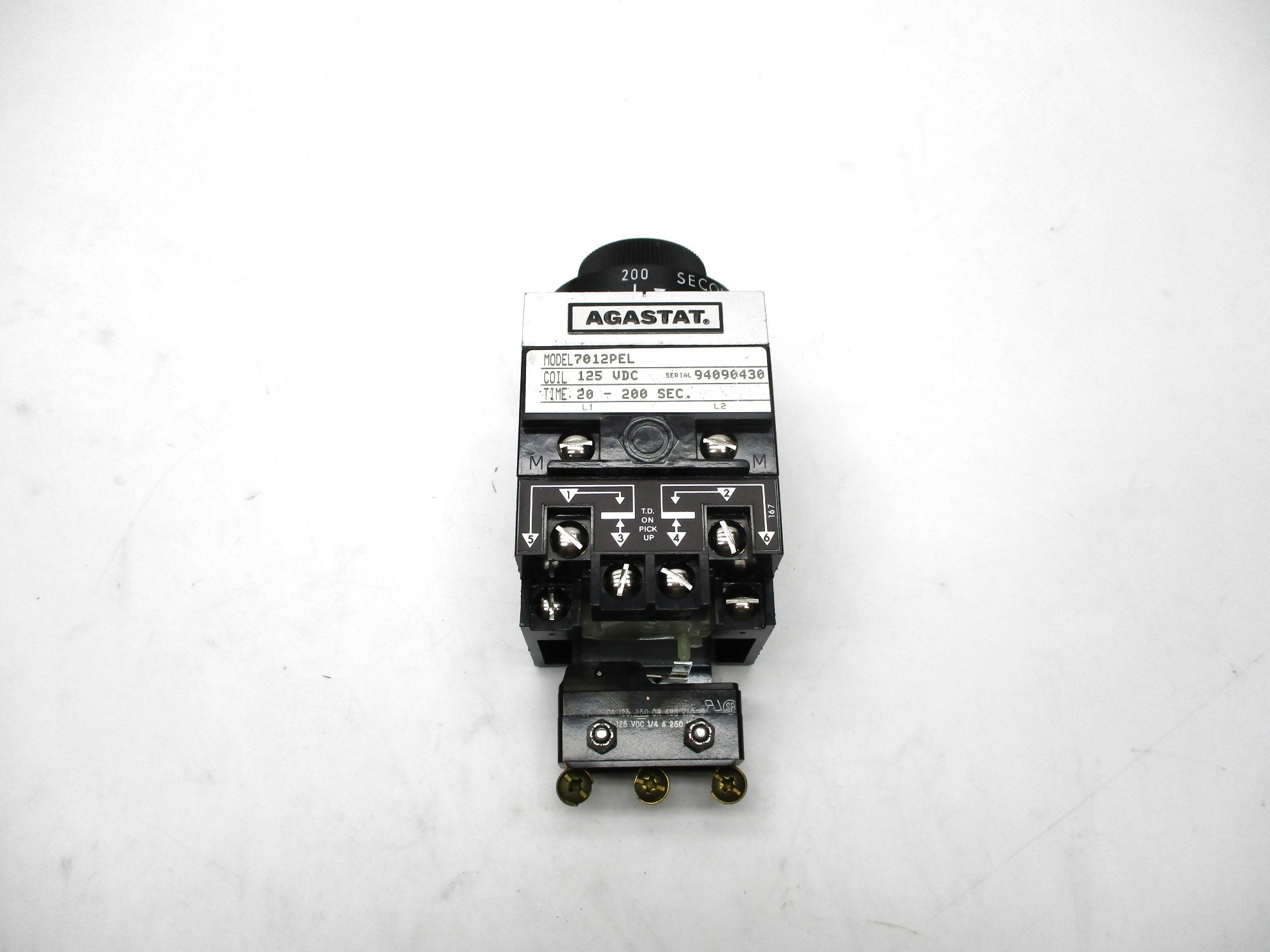 AGASTAT 7012PEL 120VDC NSNP