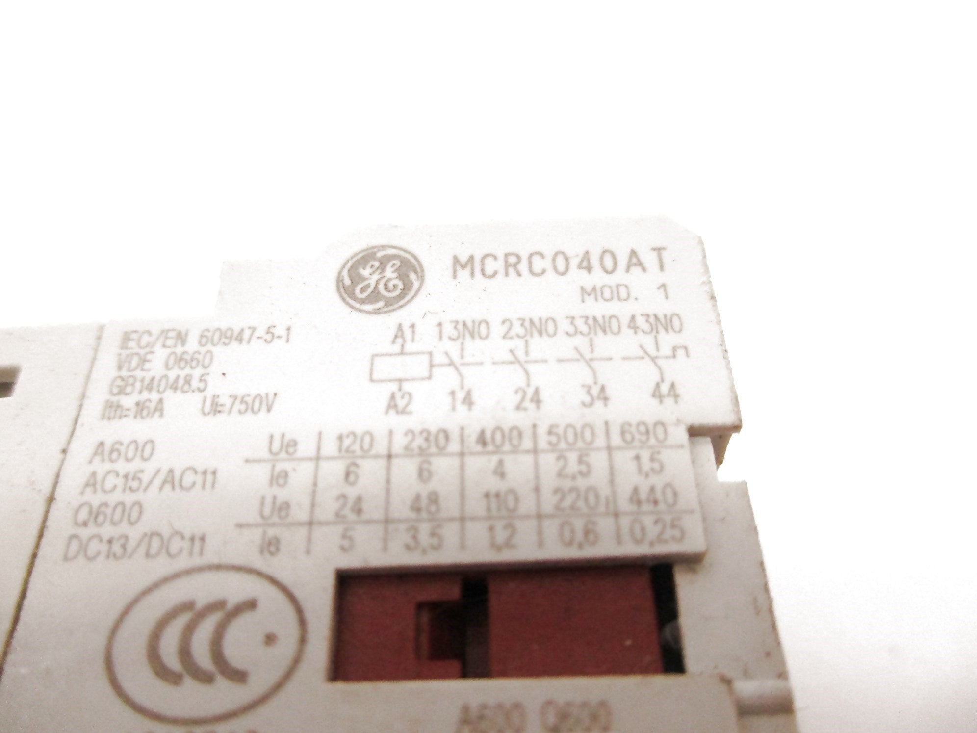 GENERAL ELECTRIC MCRC040AT 24V NSNP