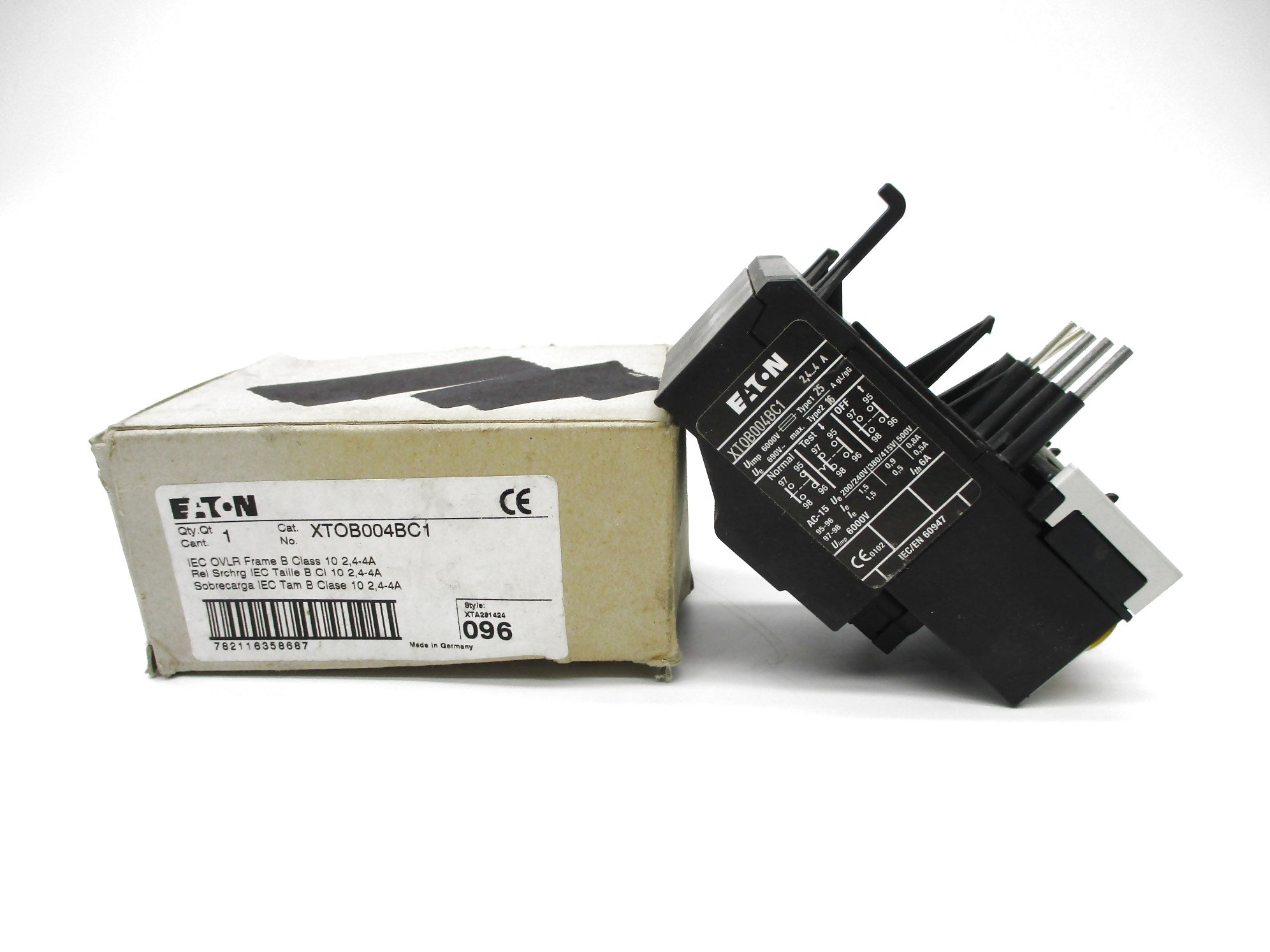 EATON XTOB004BC1 2.4-4A 600V NSMP