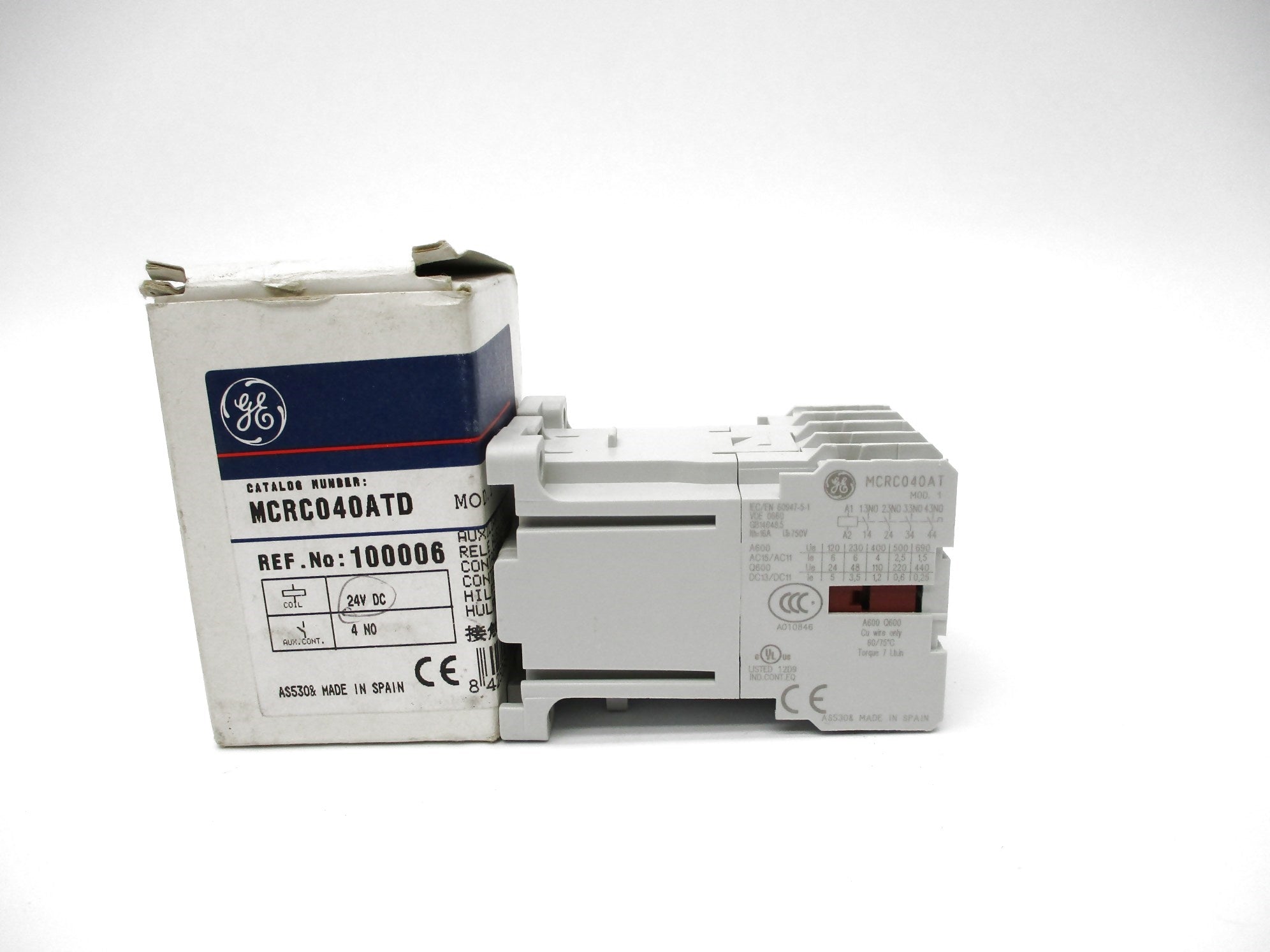 GENERAL ELECTRIC MCRC040ATD 24V NSNP