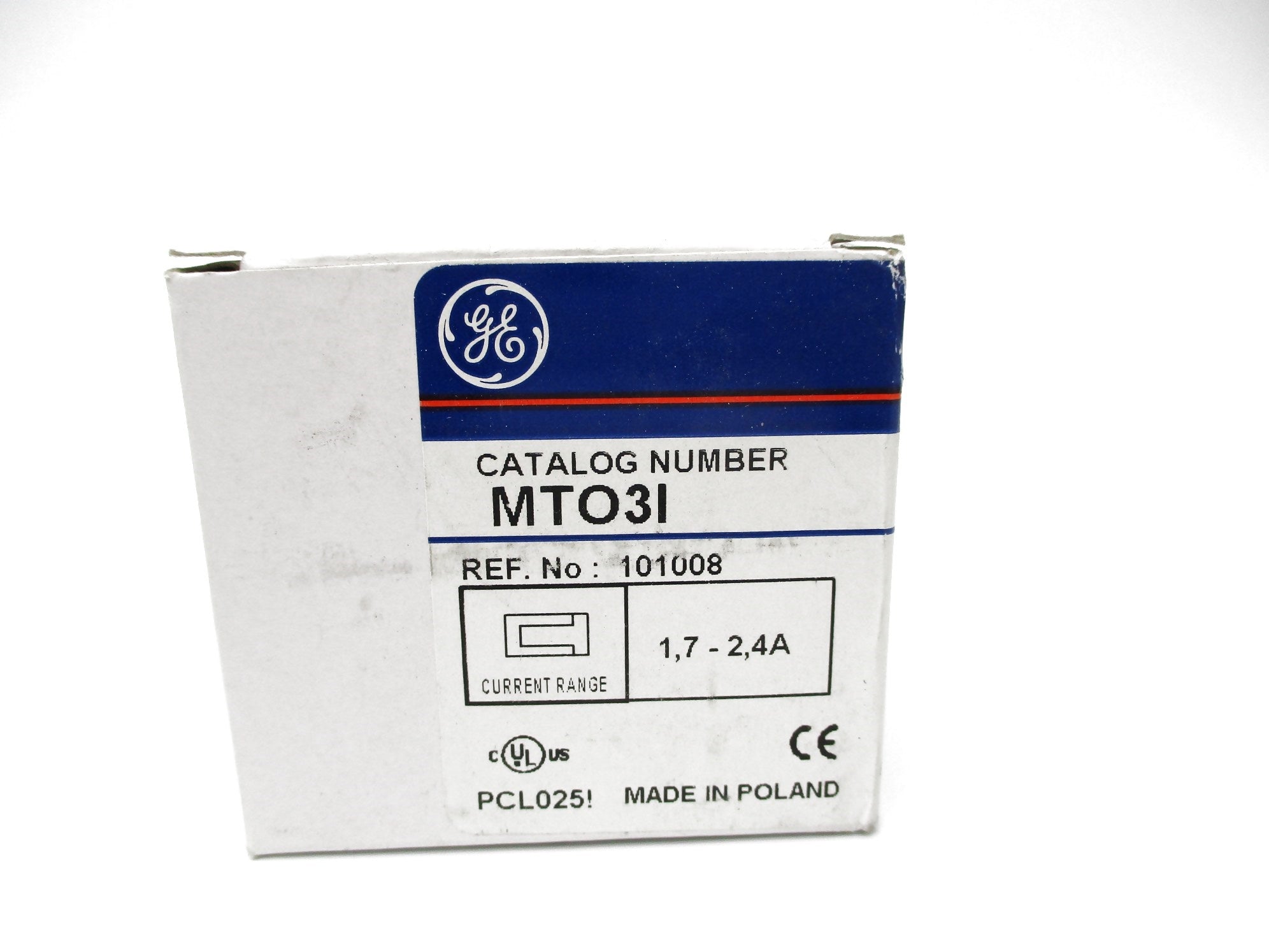 GENERAL ELECTRIC MTO3I 1.7-2.4A 600V NSMP