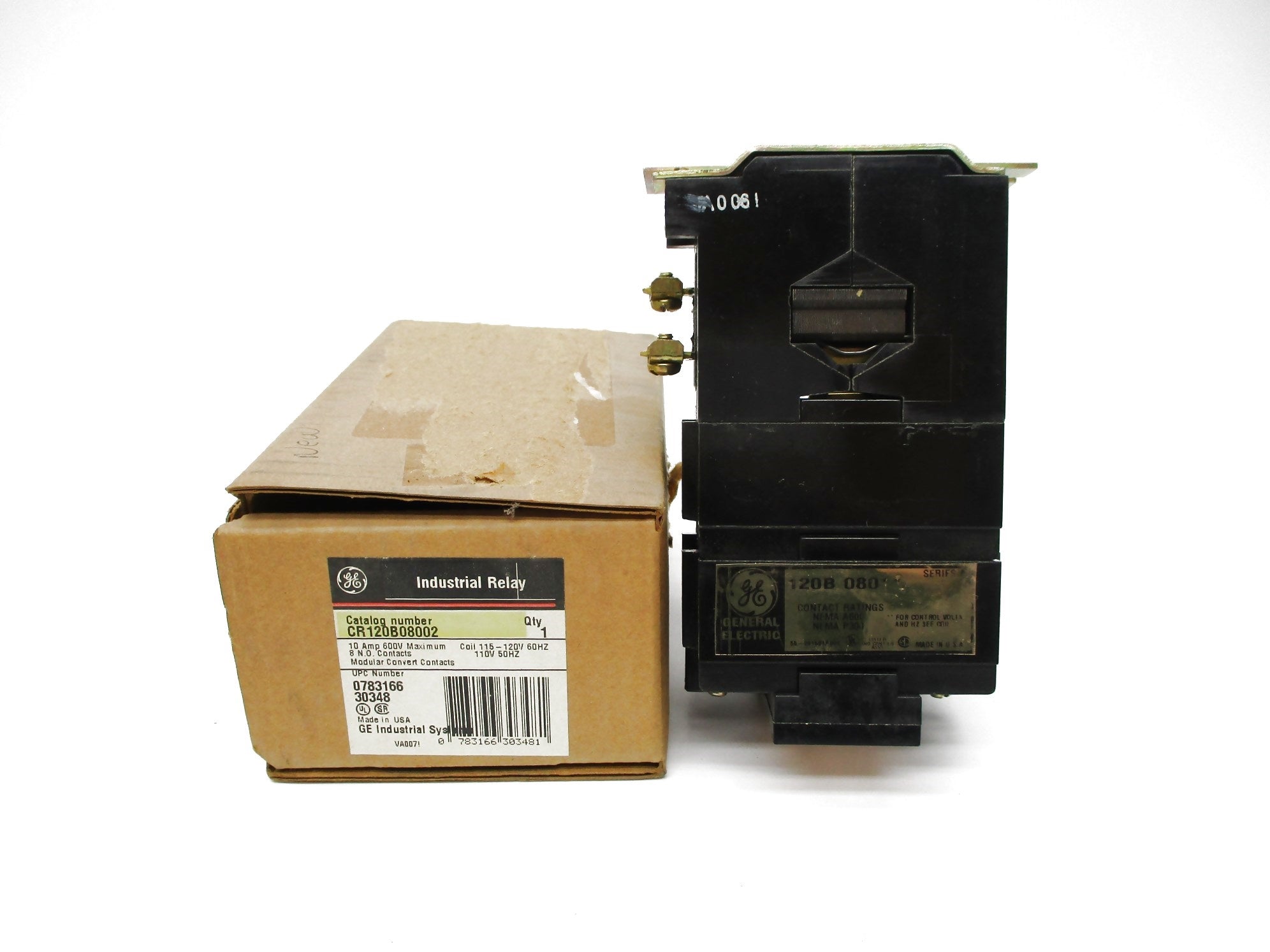 GENERAL ELECTRIC CR120B08002 10A 110/120V NSMP