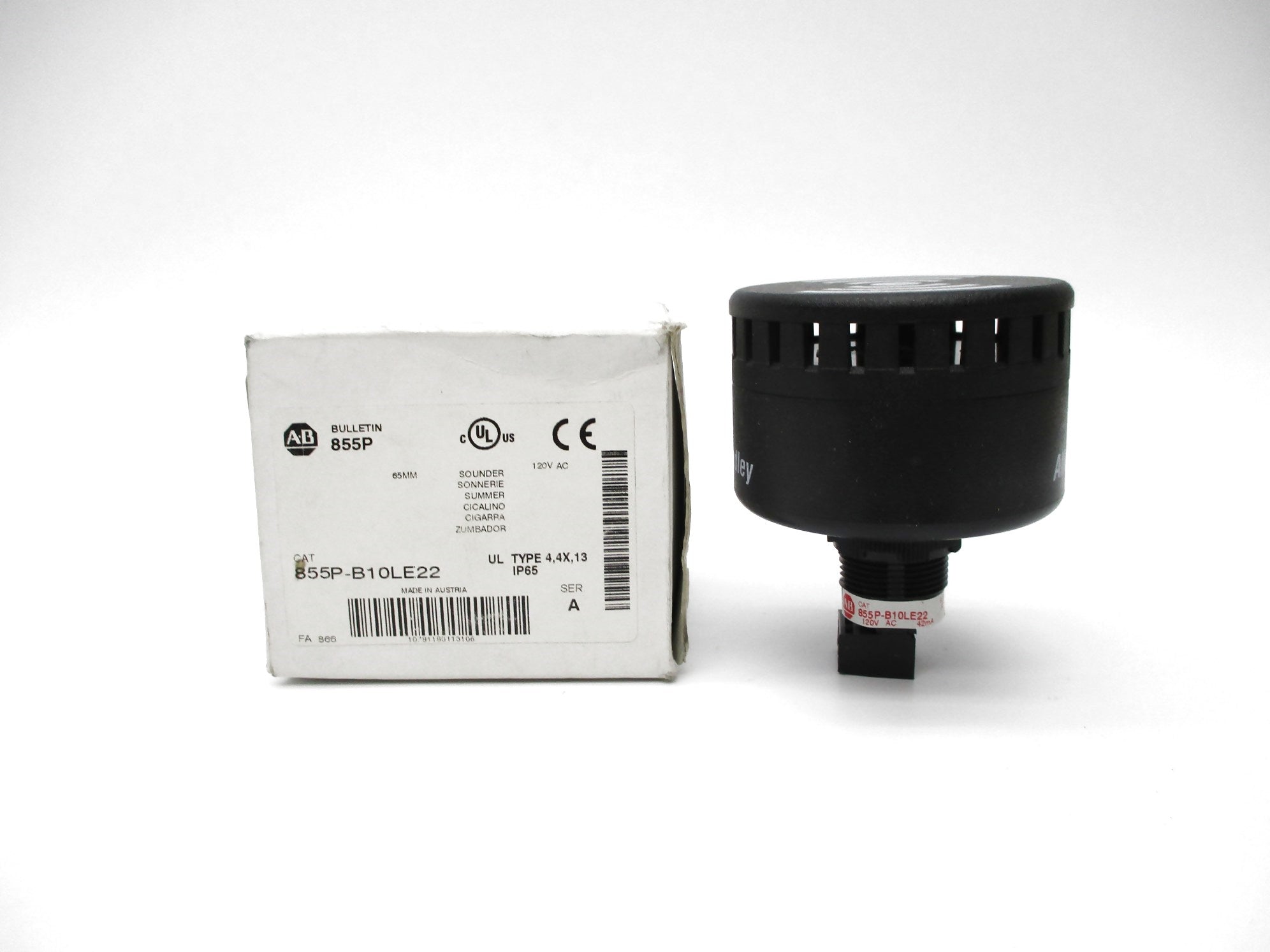 ALLEN BRADLEY 855P-B10LE22 SER. A (WH) NSMP