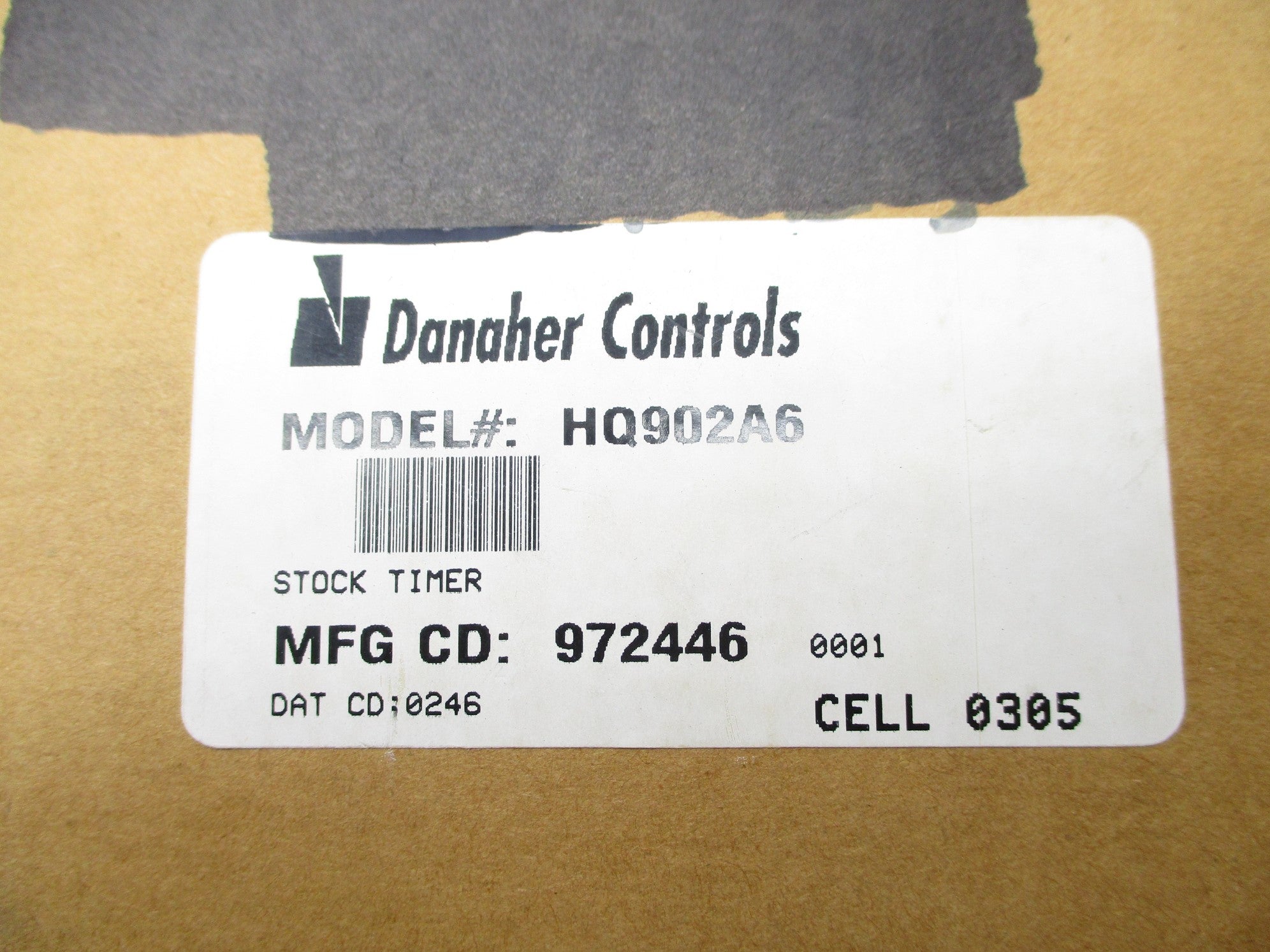 DANAHER CONTROLS HQ902A6 NSMP