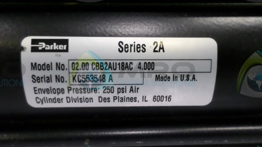PARKER CBB2AU18AC CYLINDER *NEW NO BOX*