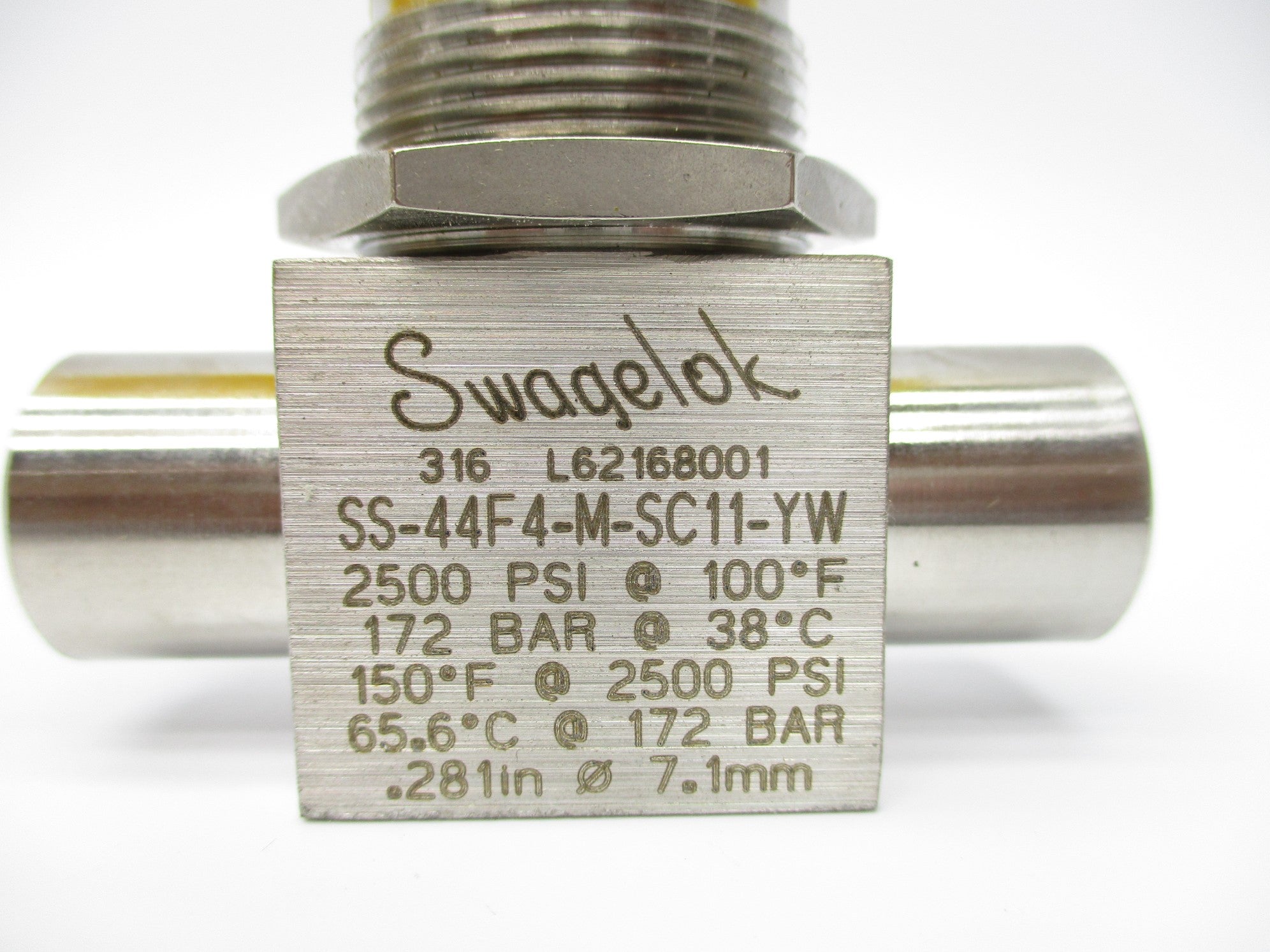 SWAGELOK SS-44F4-M-SC11-YW NSNP
