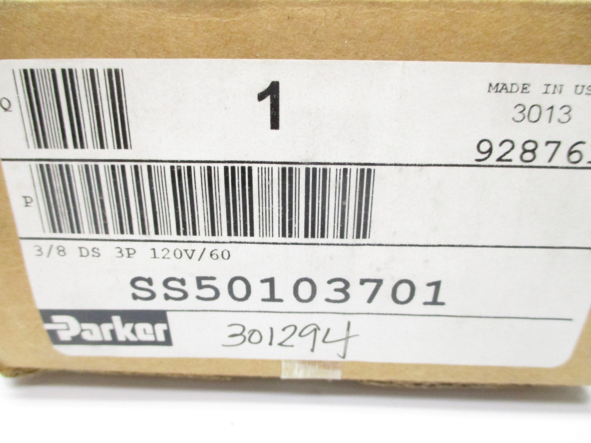 PARKER SS50103701 110/120V NSMP