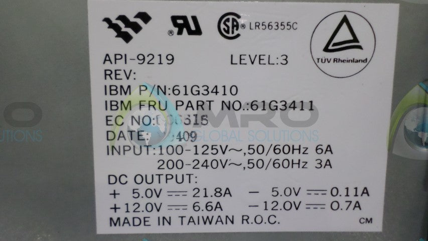 API-9219 POWER SUPPLY *NEW NO BOX*