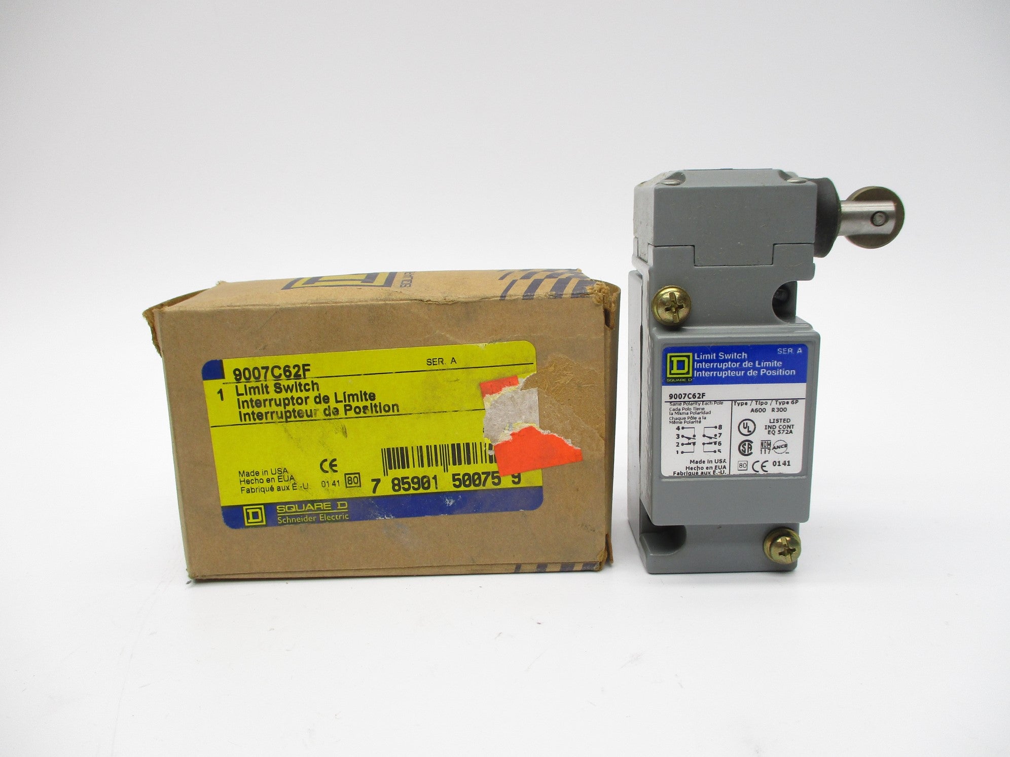 SQUARE D 9007C62F SER. A NSMP