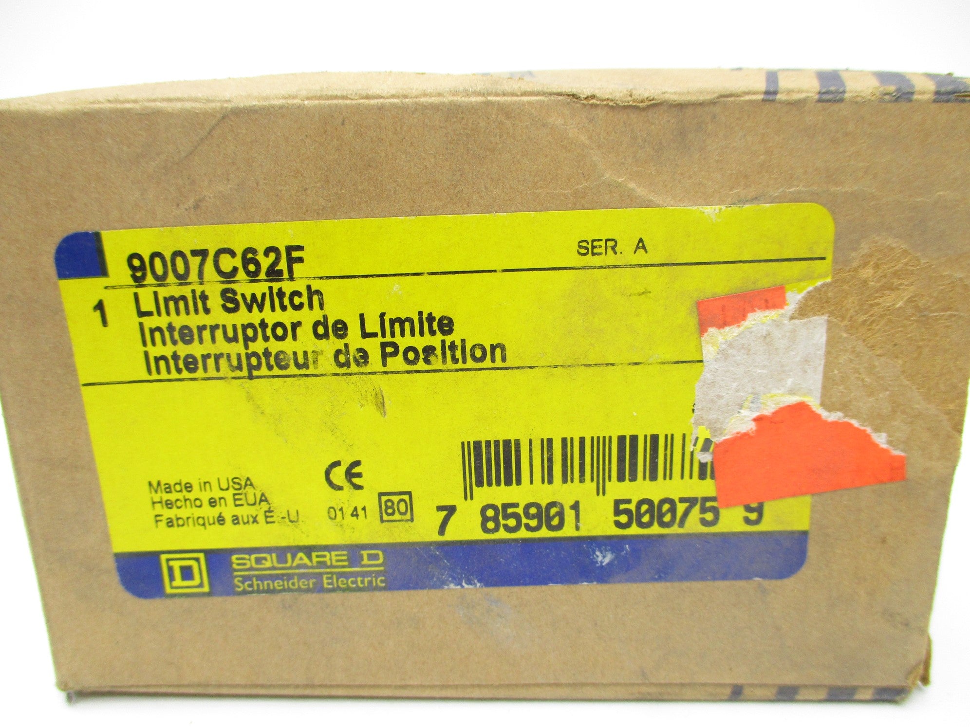 SQUARE D 9007C62F SER. A NSMP
