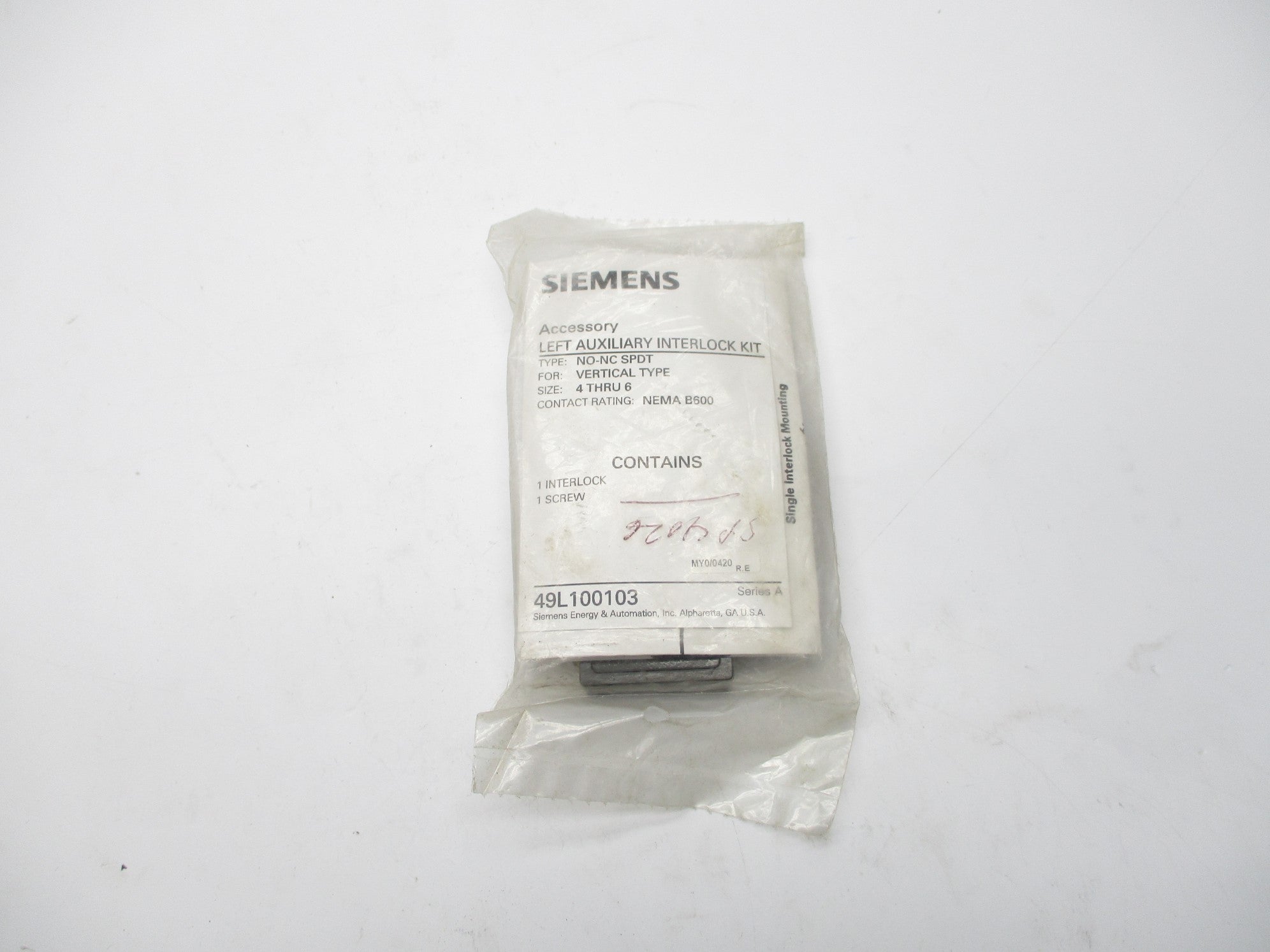 SIEMENS 49L100103 SER. A NSMP