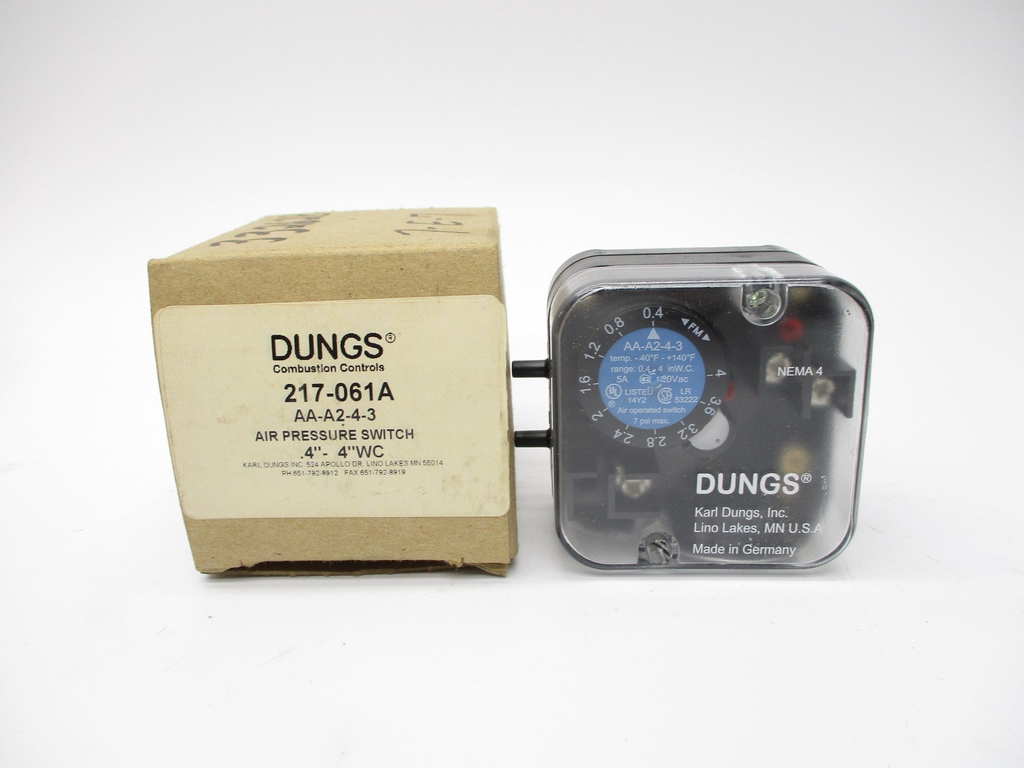 DUNGS AA-A2-4-3 217-061A NSMP