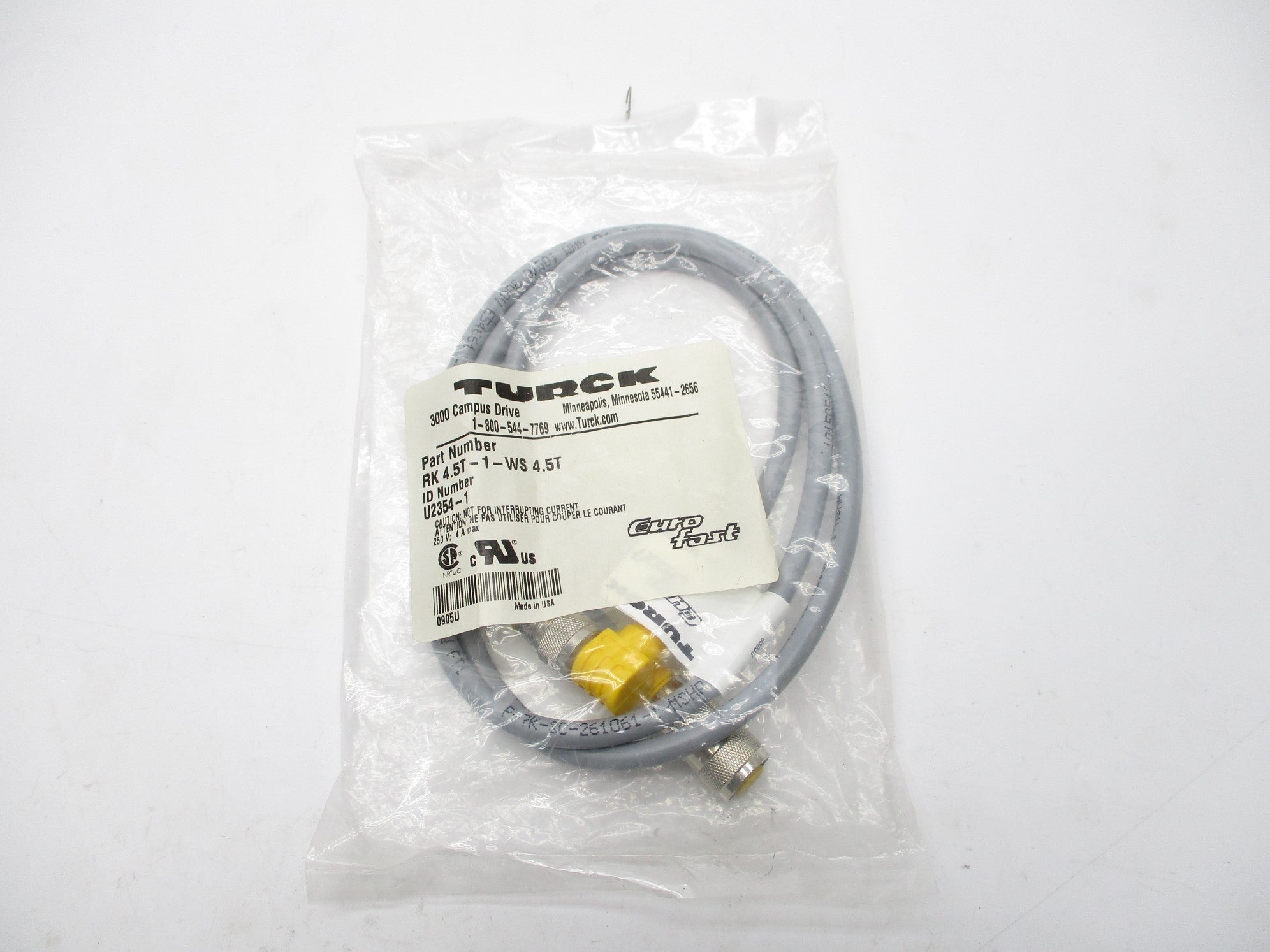 TURCK RK4.5T-1-WS4.5T NSMP