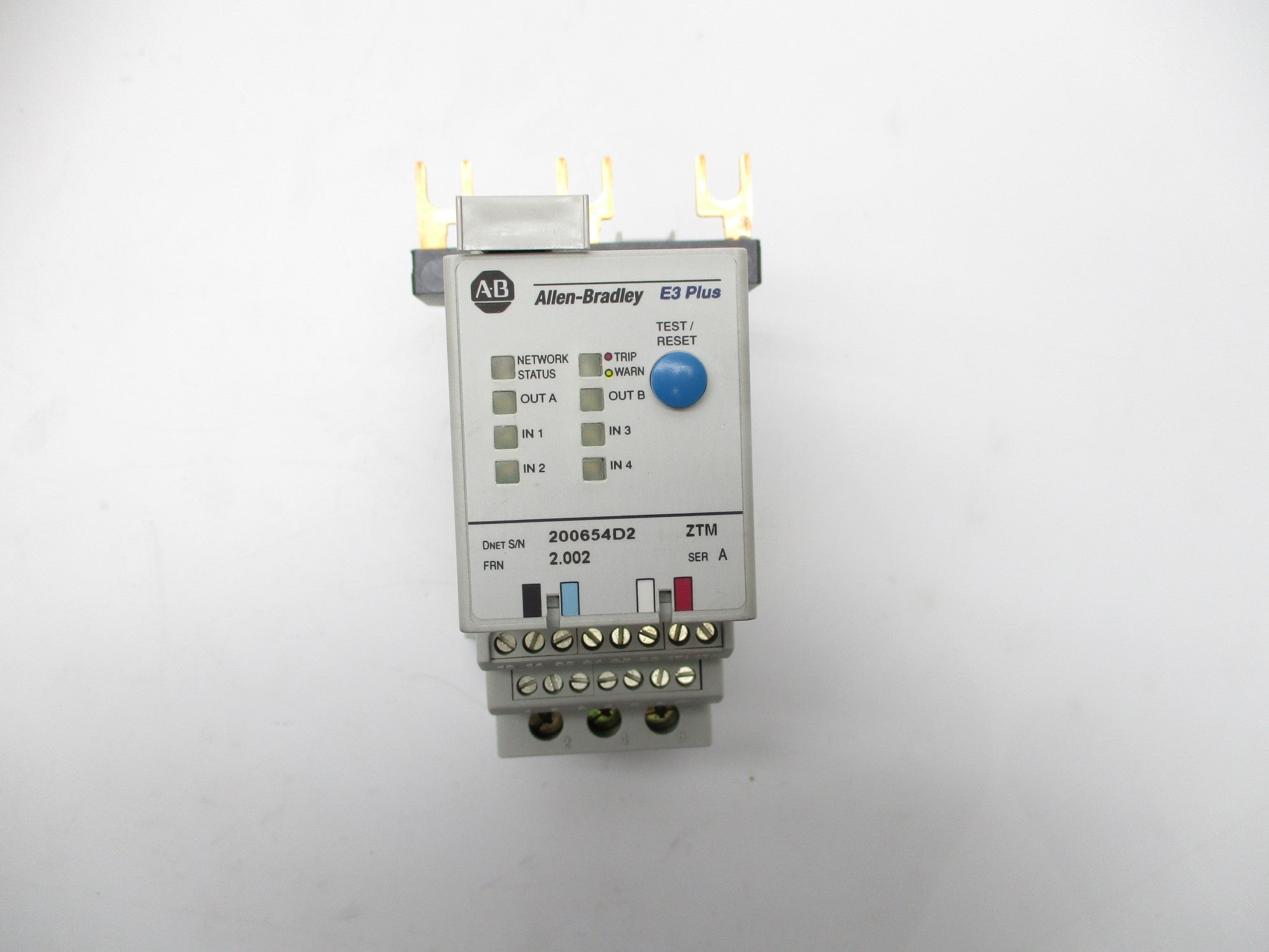 ALLEN BRADLEY 592-EC2DC SER. A 9-45A 24V (BR/WH) NSMP
