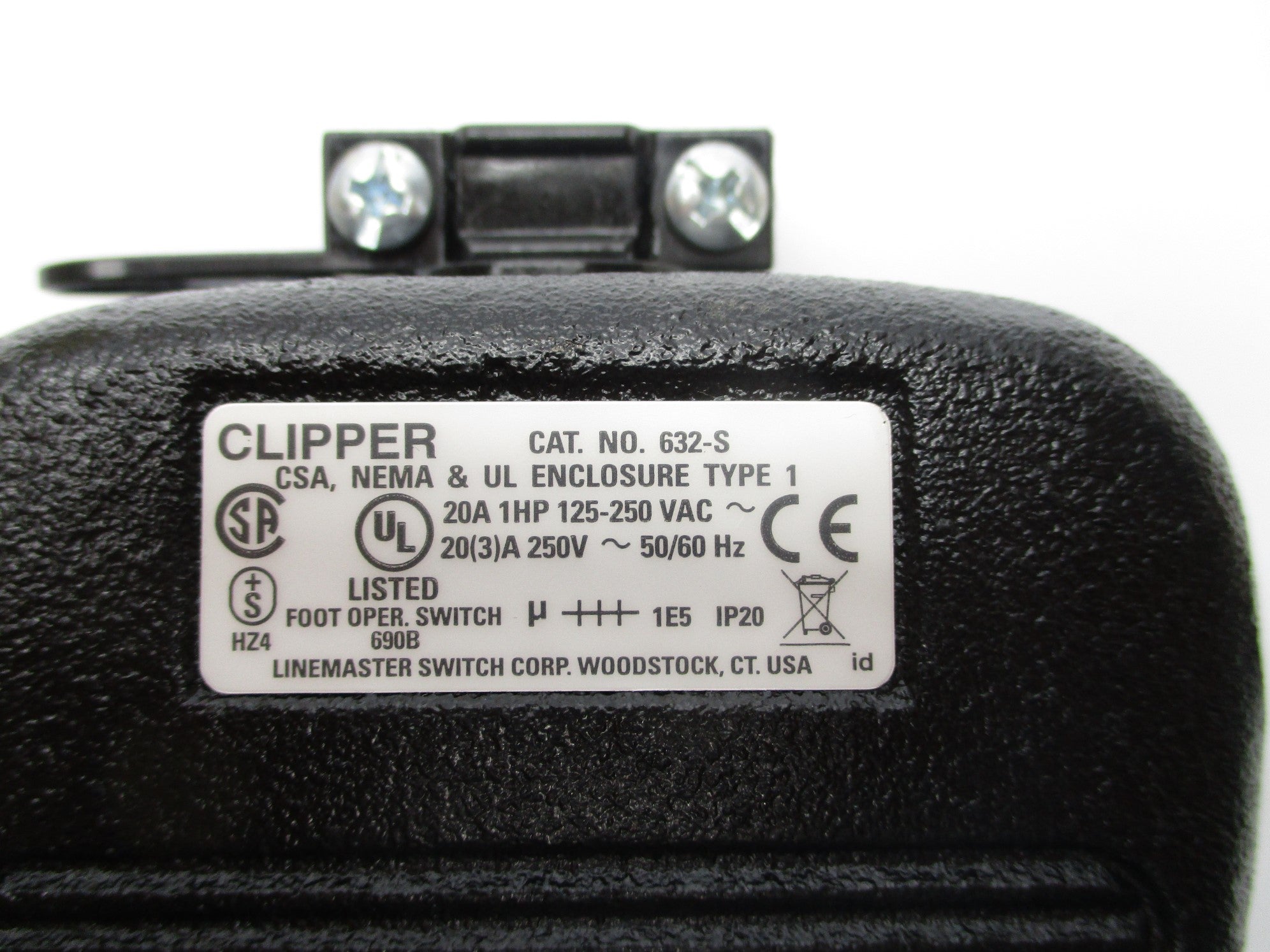 CLIPPER 632-S 125-250VAC 20A NSNP