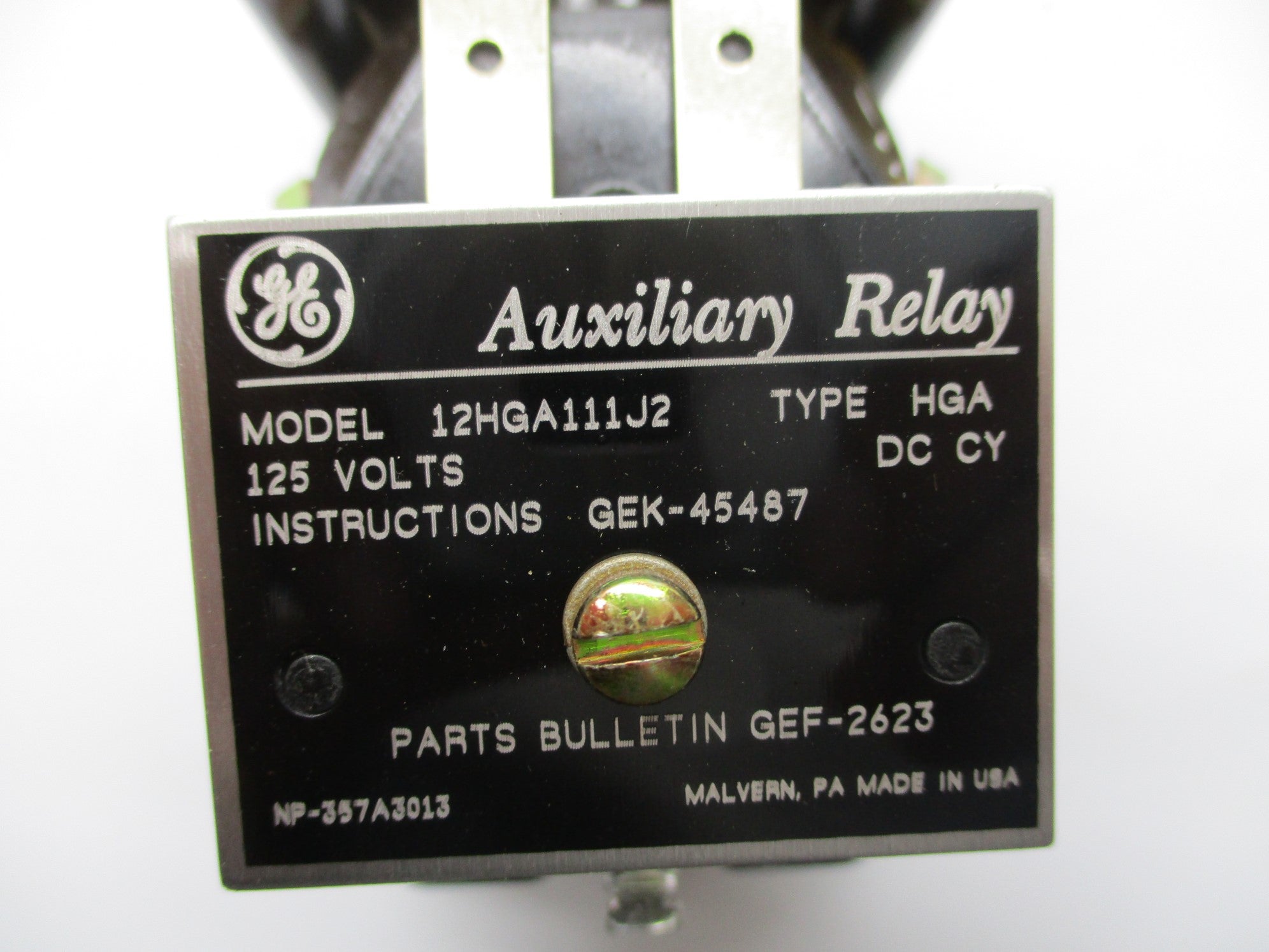 GENERAL ELECTRIC 12HGA111J2 125V (AS PICTURED) NSNP