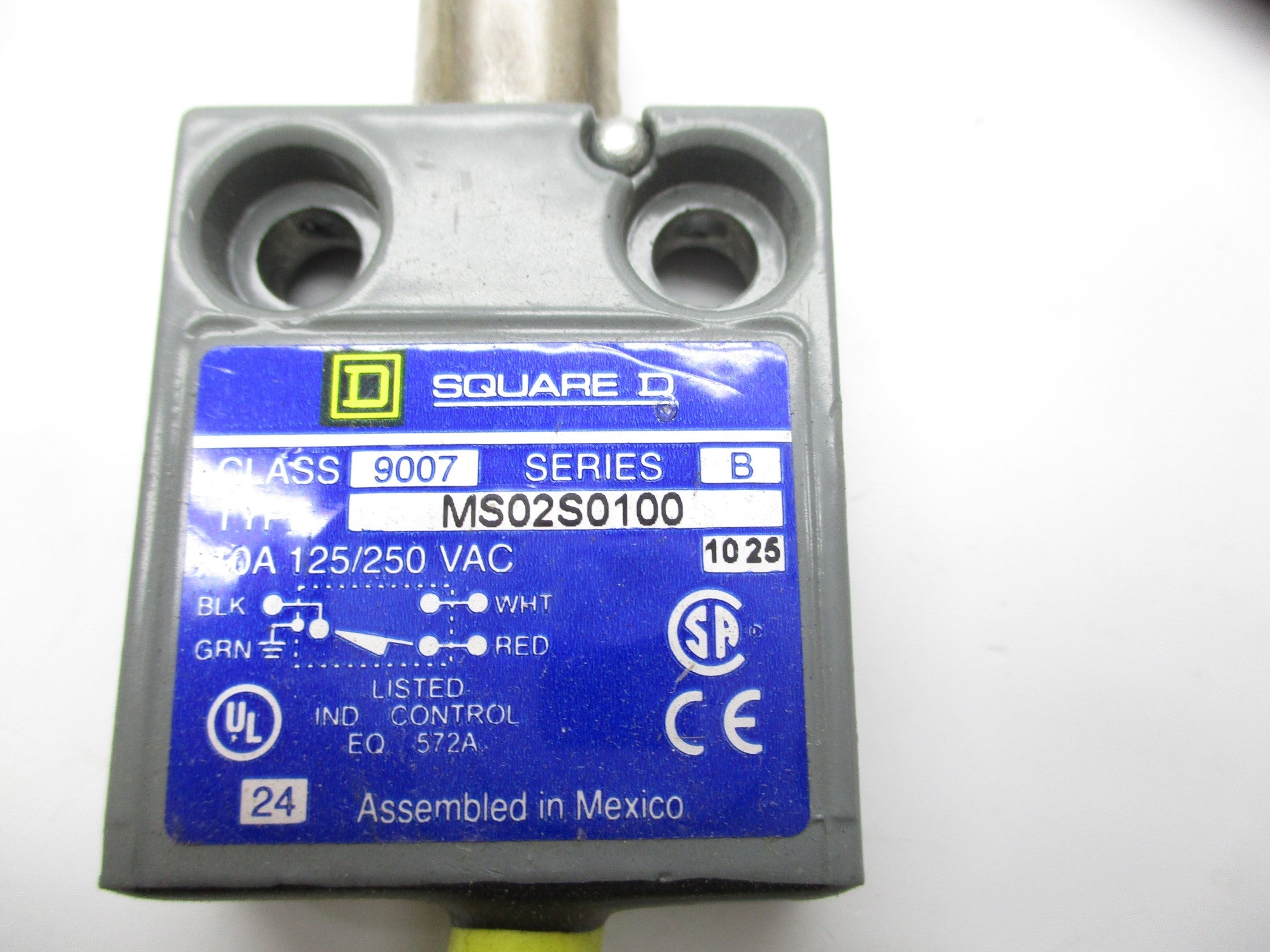SQUARE D 9007MS02S0100 SER. B (AS PICTURED) NSNP