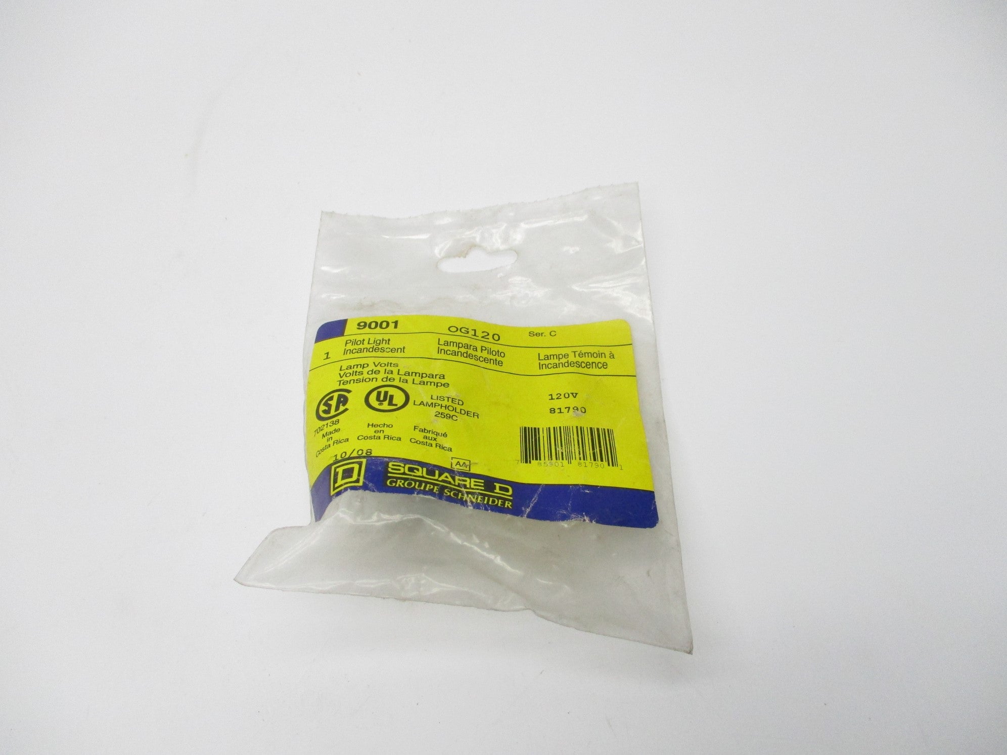 SQUARE D 9001OG120 SER. C 120V NSMP