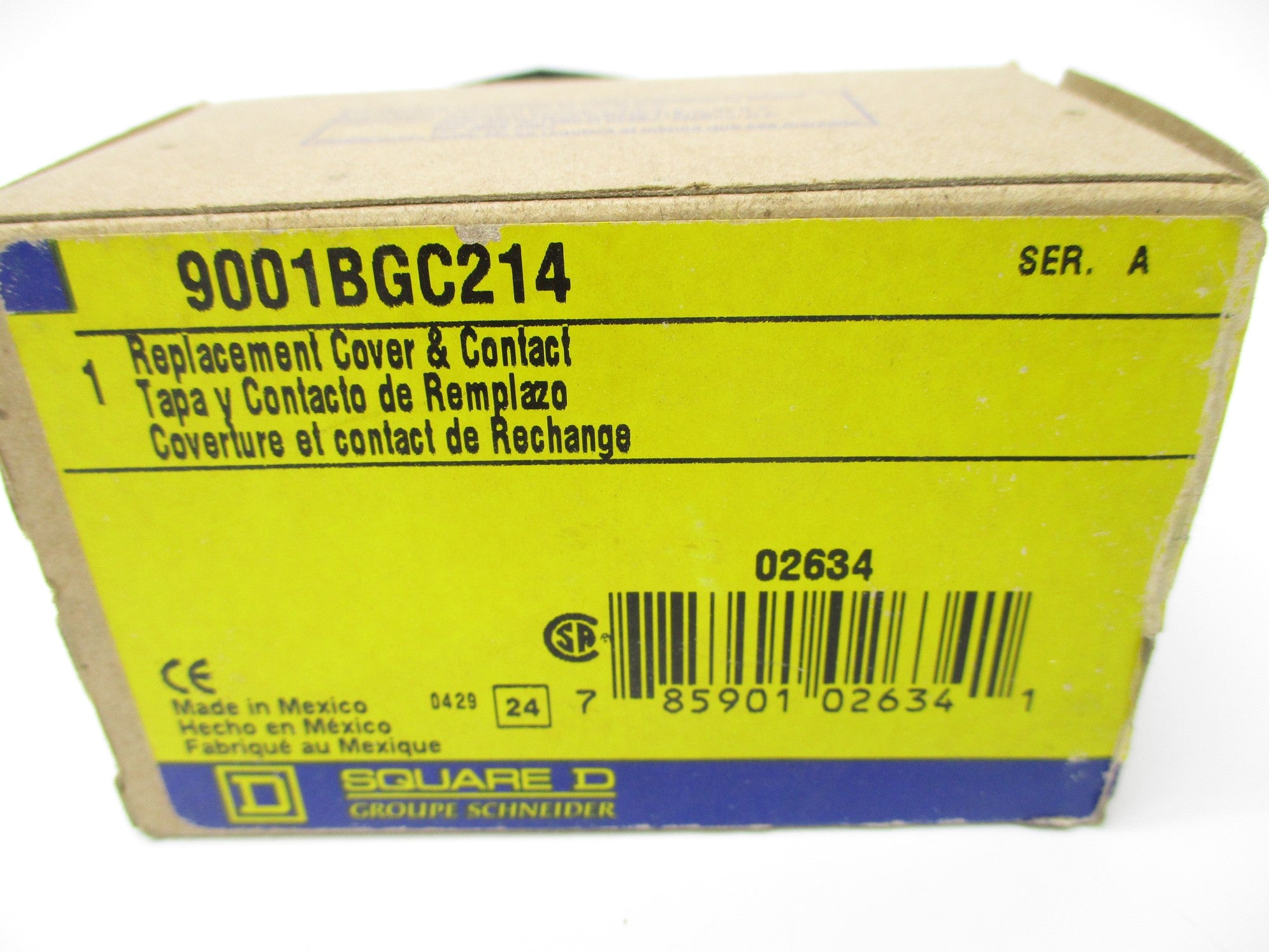 SQUARE D 9001BGC214 SER. A NSMP