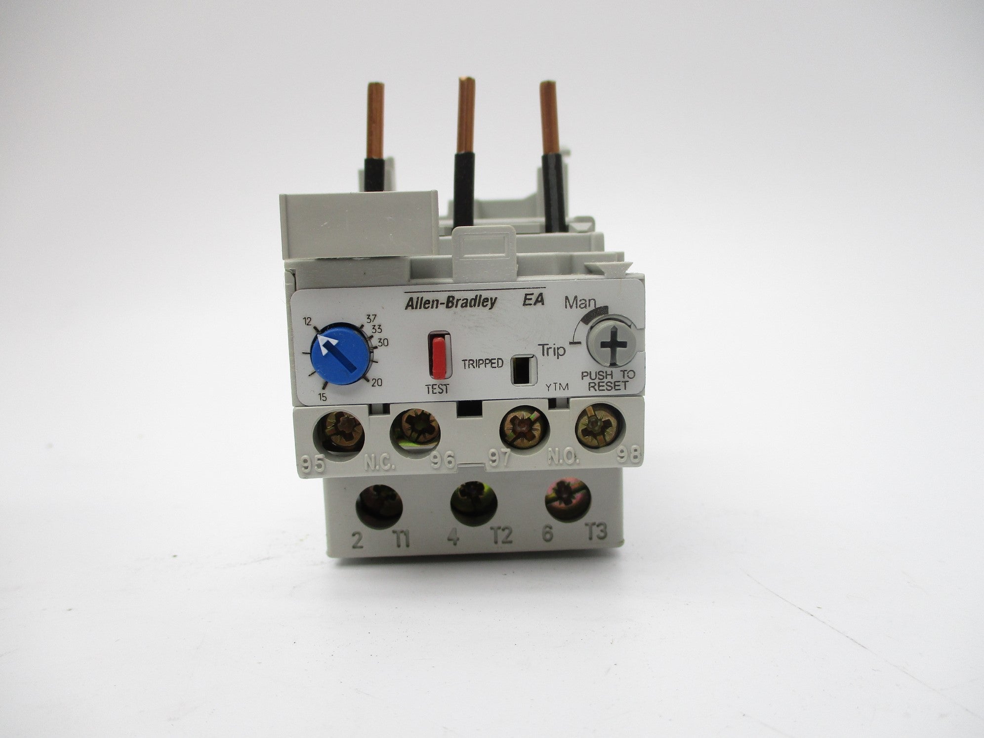 ALLEN BRADLEY 193-EA1HC SER. B 12-37A (BR/WH) NSMP