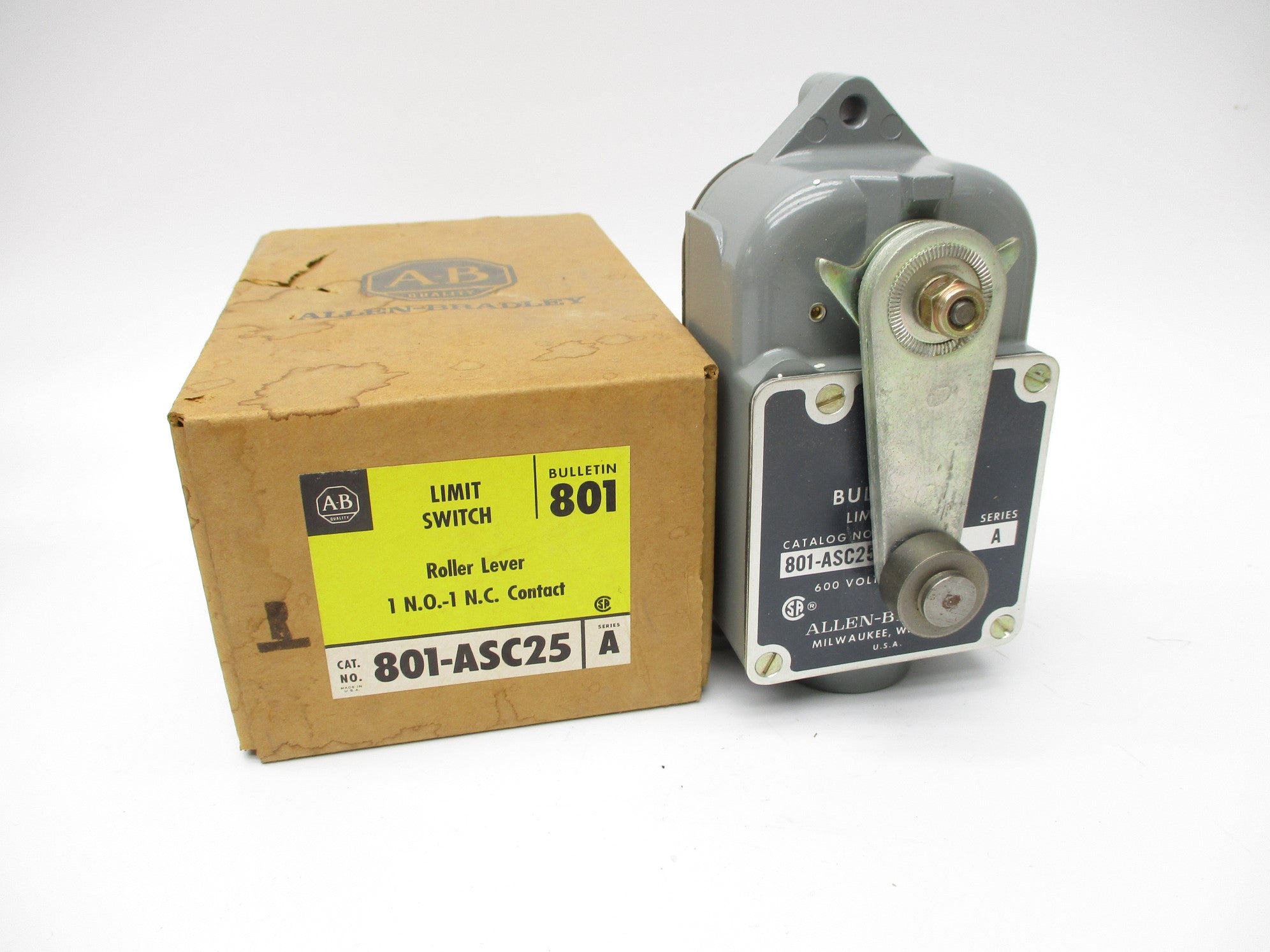 INDUSTRIAL SPARE PART 801-ASC25 SER. A 600VAC/DC (BK/YL) NSMP