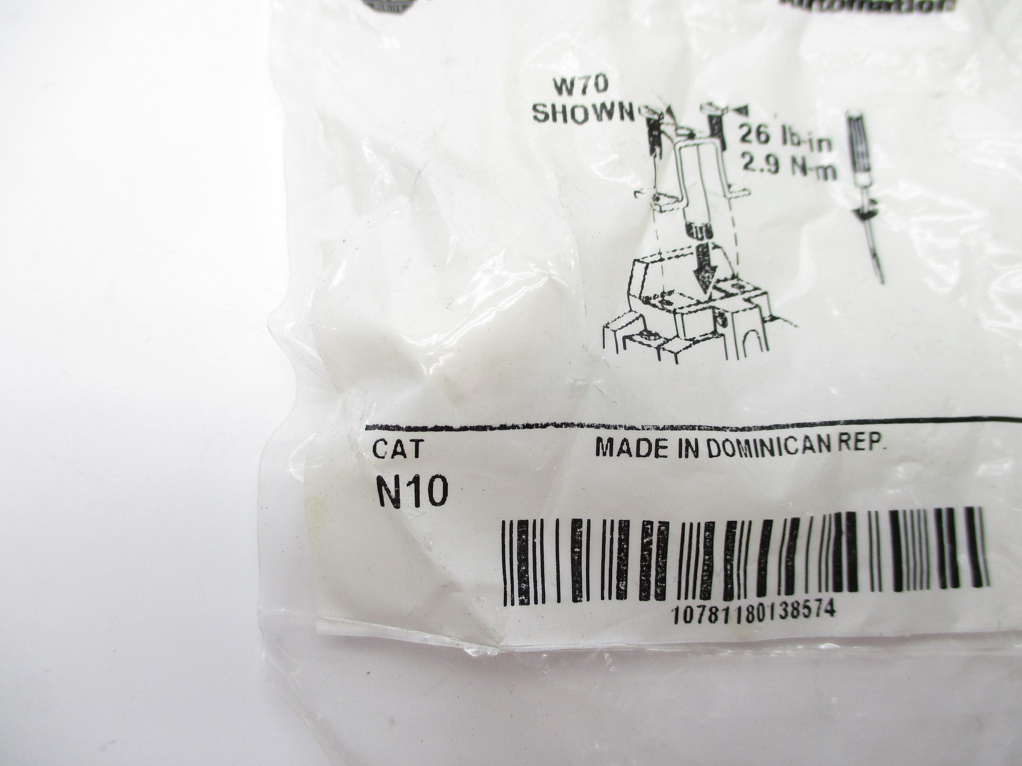 INDUSTRIAL SPARE PART N10 NSMP