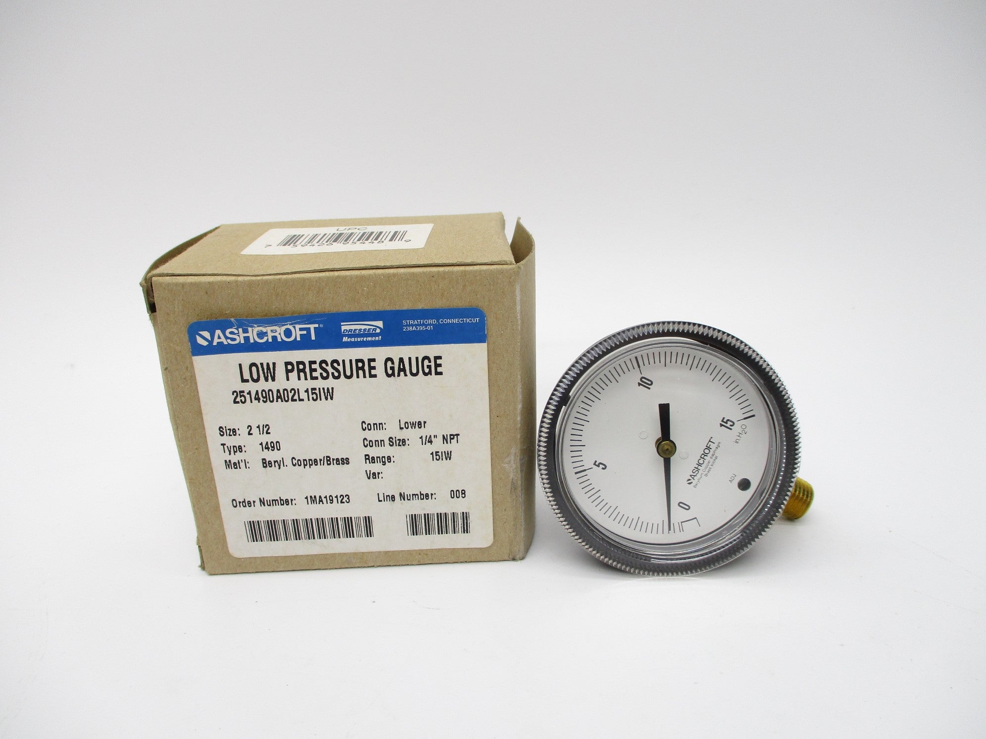 ASHCROFT 251490A02L15IW NSMP